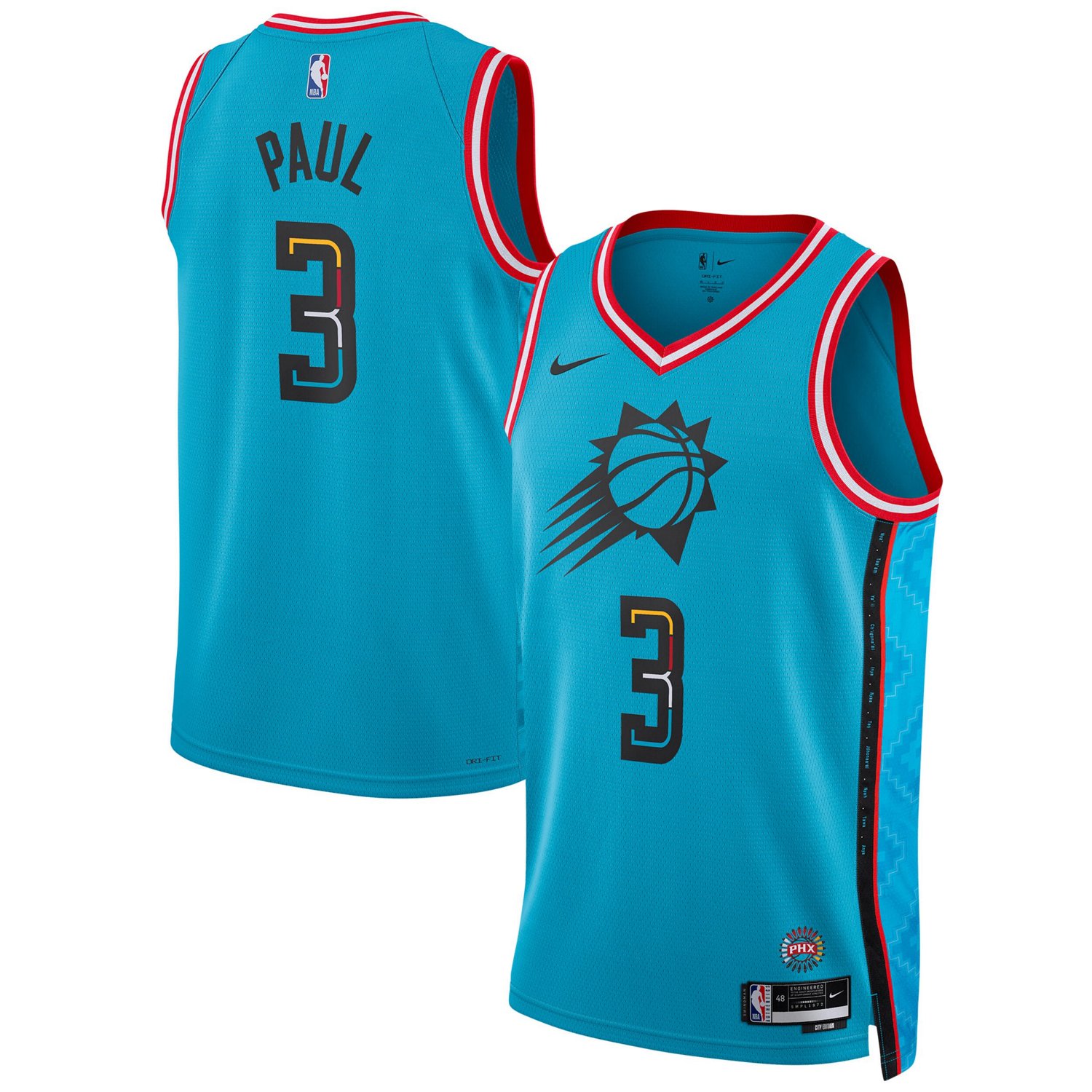 【新品未使用】Chris Paul NBA Phoenix Suns ジャージ Youth Nike Chris Paul Purple Phoenix Suns Swingman Jersey