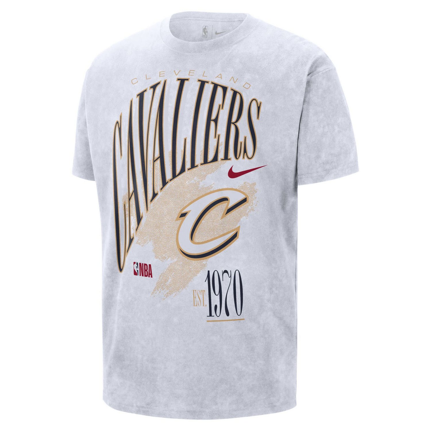 Unisex Nike Cleveland Cavaliers Classic Edition Hardwood Classics Vintage T-Shirt - view number 2