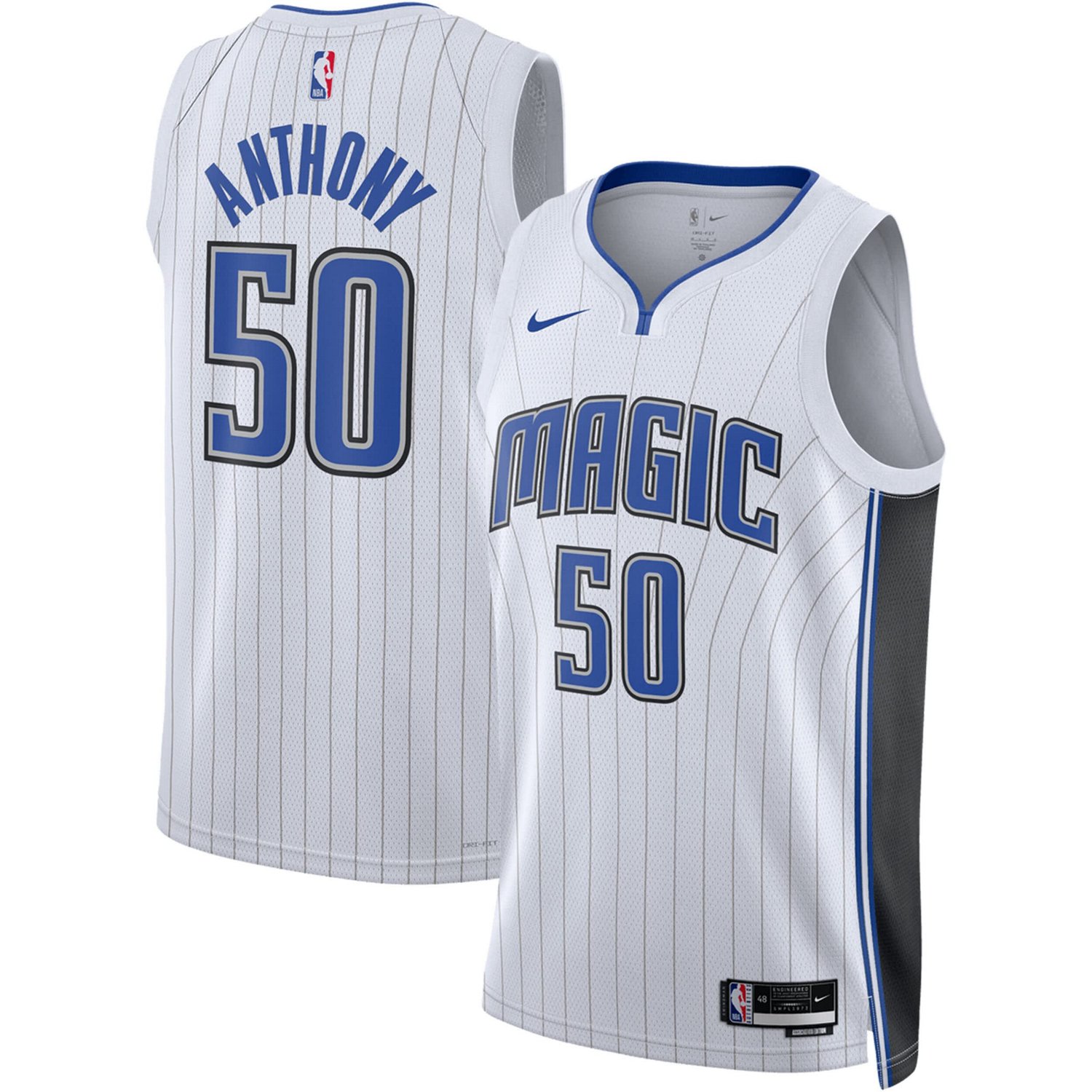 Unisex Nike Cole Anthony Orlando Magic Swingman Jersey - Association Edition                                                     - view number 1
