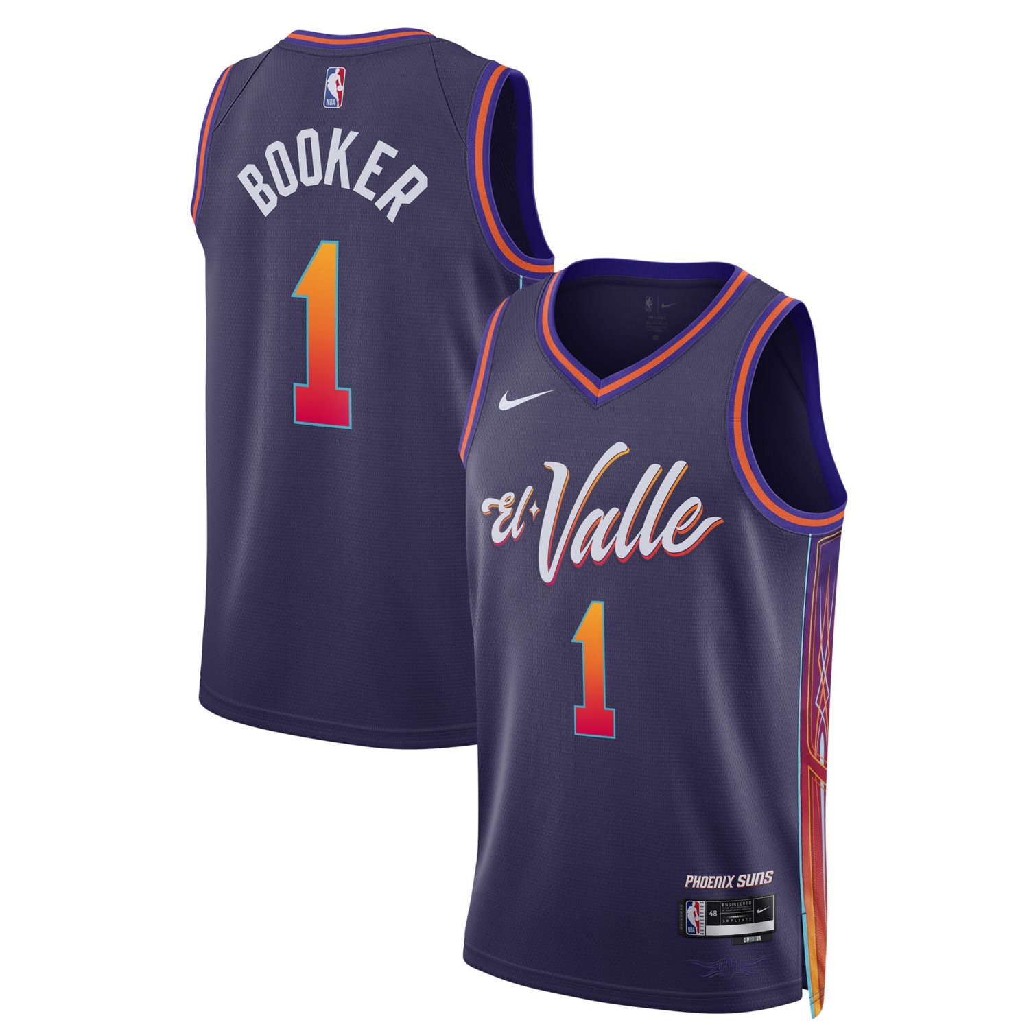 Unisex Nike Devin Booker Phoenix Suns 2023/24 Swingman Jersey - City Edition                                                     - view number 1