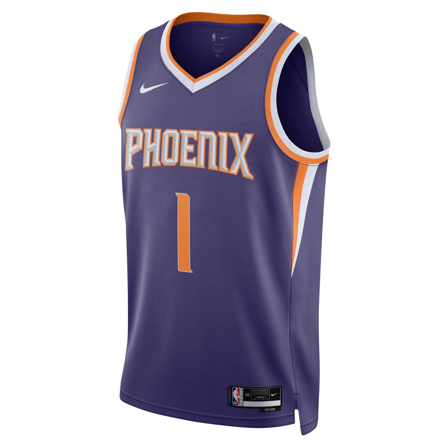 Unisex Nike Devin Booker Phoenix Suns Swingman Jersey - Icon Edition                                                             - view number 2