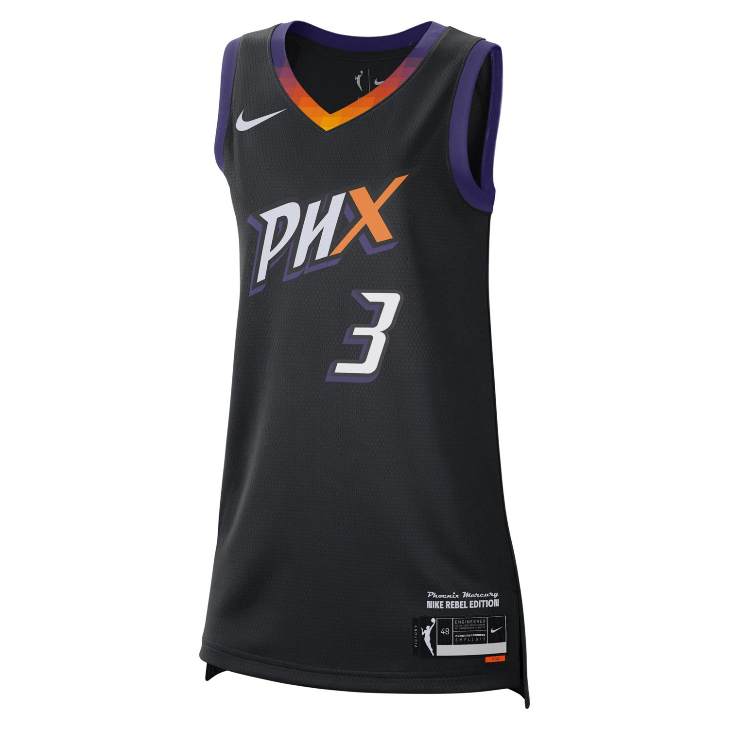Unisex Nike Diana Taurasi Phoenix Mercury 2024 Rebel Edition Player Jersey                                                       - view number 2