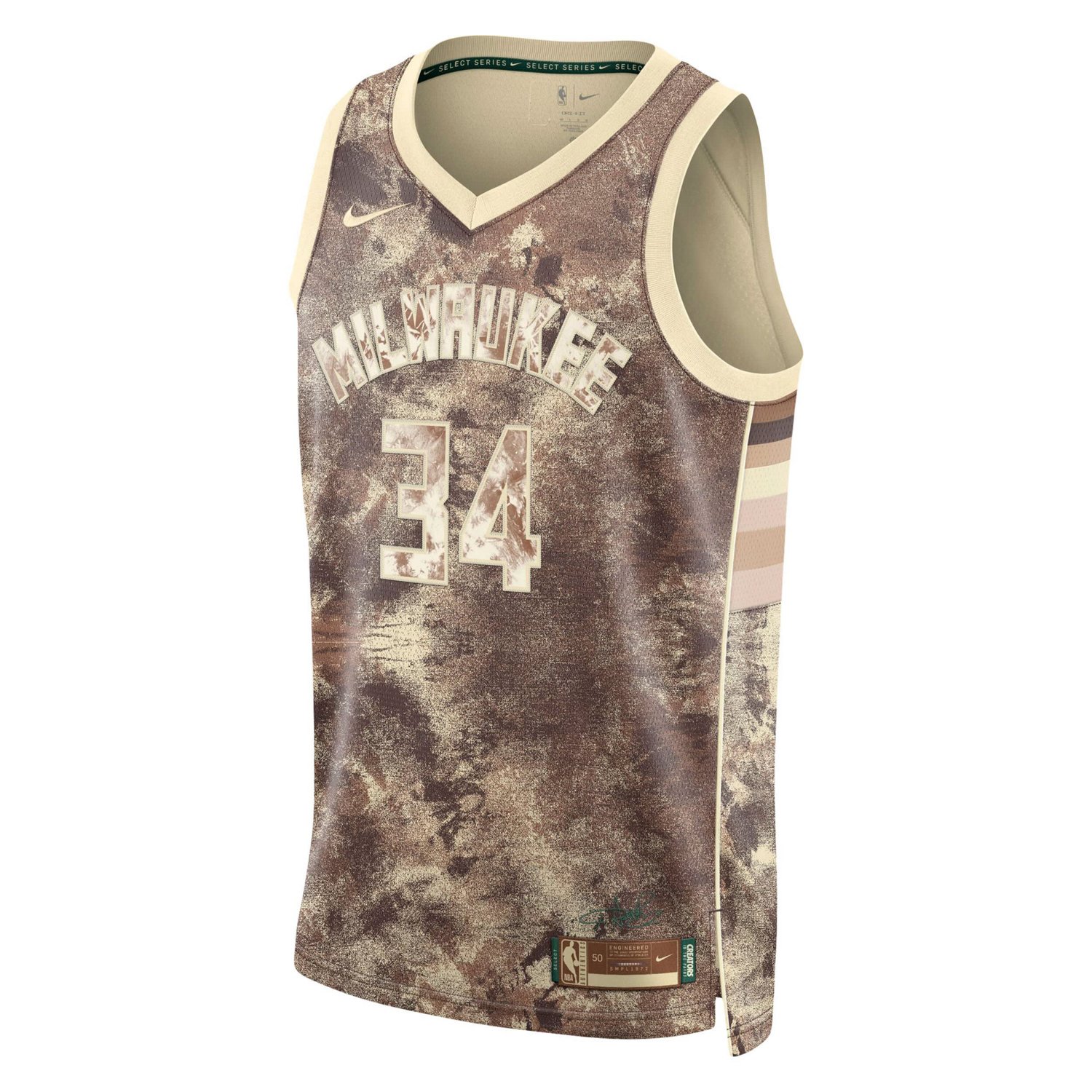 Unisex Nike Giannis Antetokounmpo Milwaukee Bucks Select Series Swingman Jersey                                                  - view number 2