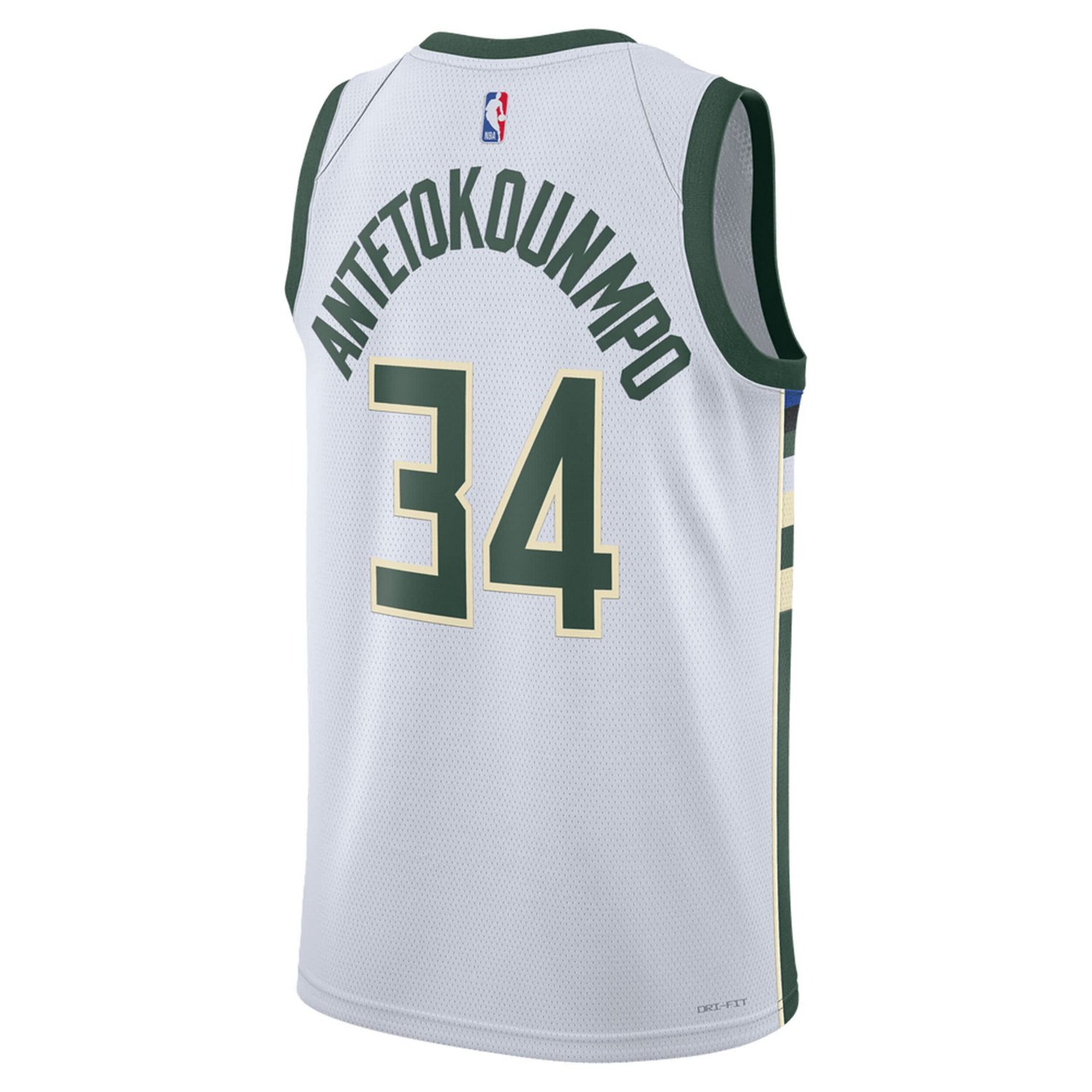 Unisex Nike Giannis Antetokounmpo Milwaukee Bucks Swingman Jersey - Association Edition                                          - view number 3