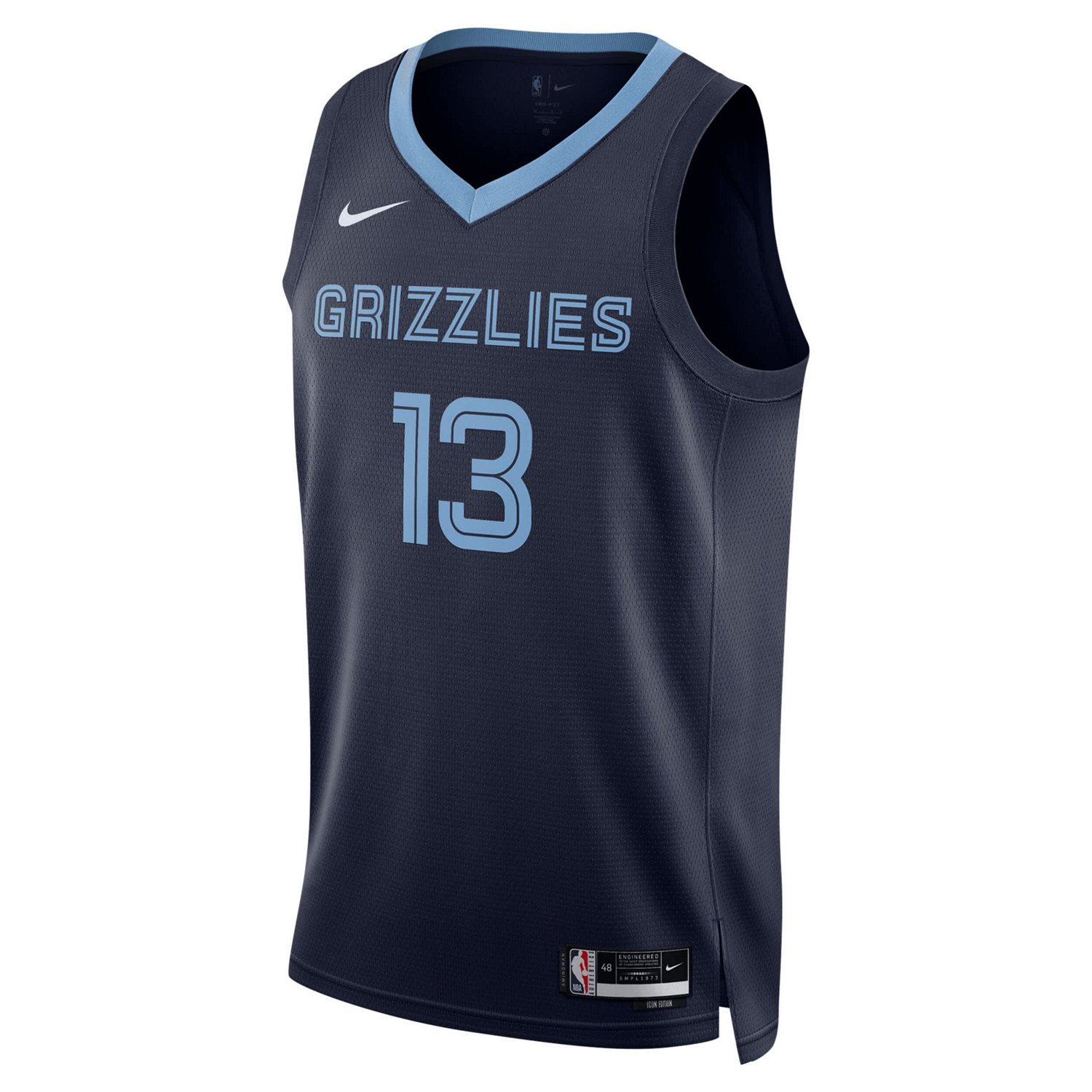 Unisex Nike Jaren Jackson Jr Memphis Grizzlies Swingman Jersey - Icon Edition                                                    - view number 2