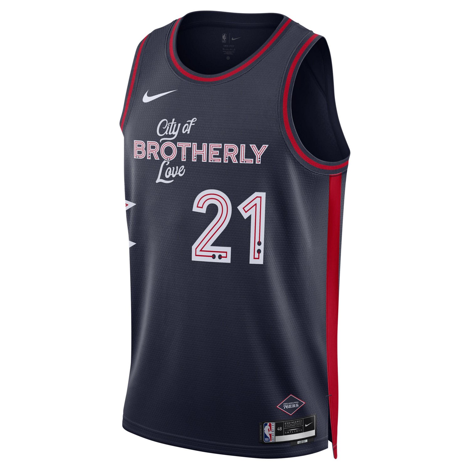 Unisex Nike Joel Embiid Philadelphia 76ers 2023/24 Swingman Jersey - City Edition                                                - view number 2