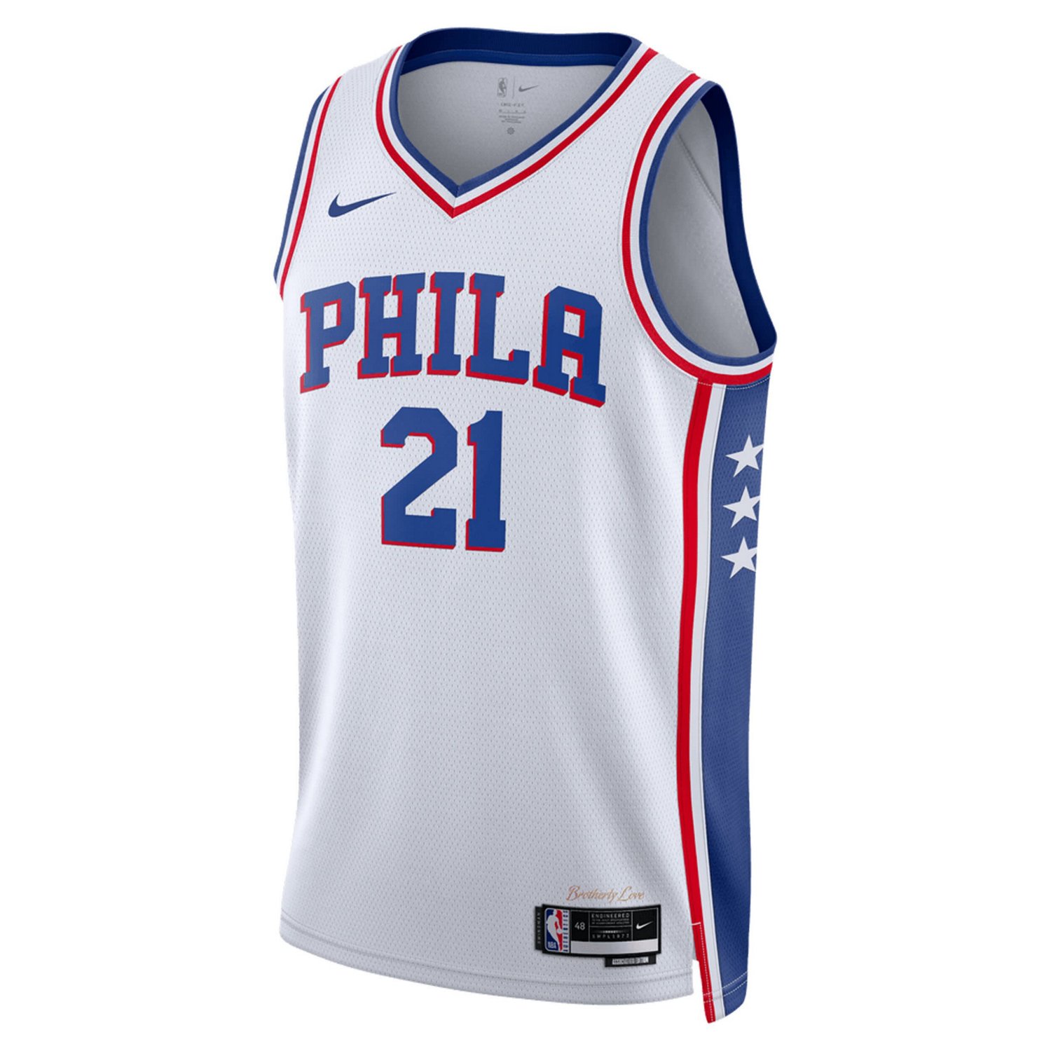 Unisex Nike Joel Embiid Philadelphia 76ers Swingman Jersey - Association Edition                                                 - view number 2