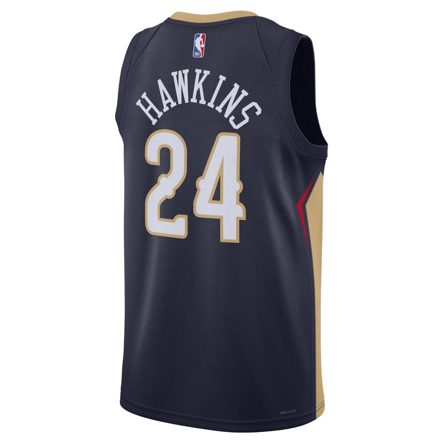Unisex Nike Jordan Hawkins New Orleans Pelicans Swingman Jersey - Icon Edition - view number 3