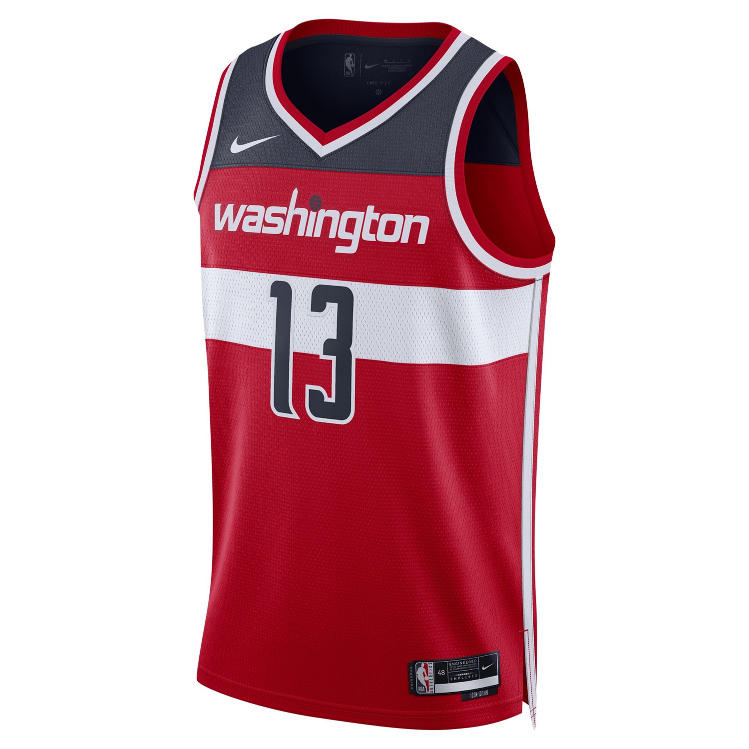 Unisex Nike Jordan Poole Washington Wizards Swingman Jersey - Icon Edition                                                       - view number 2