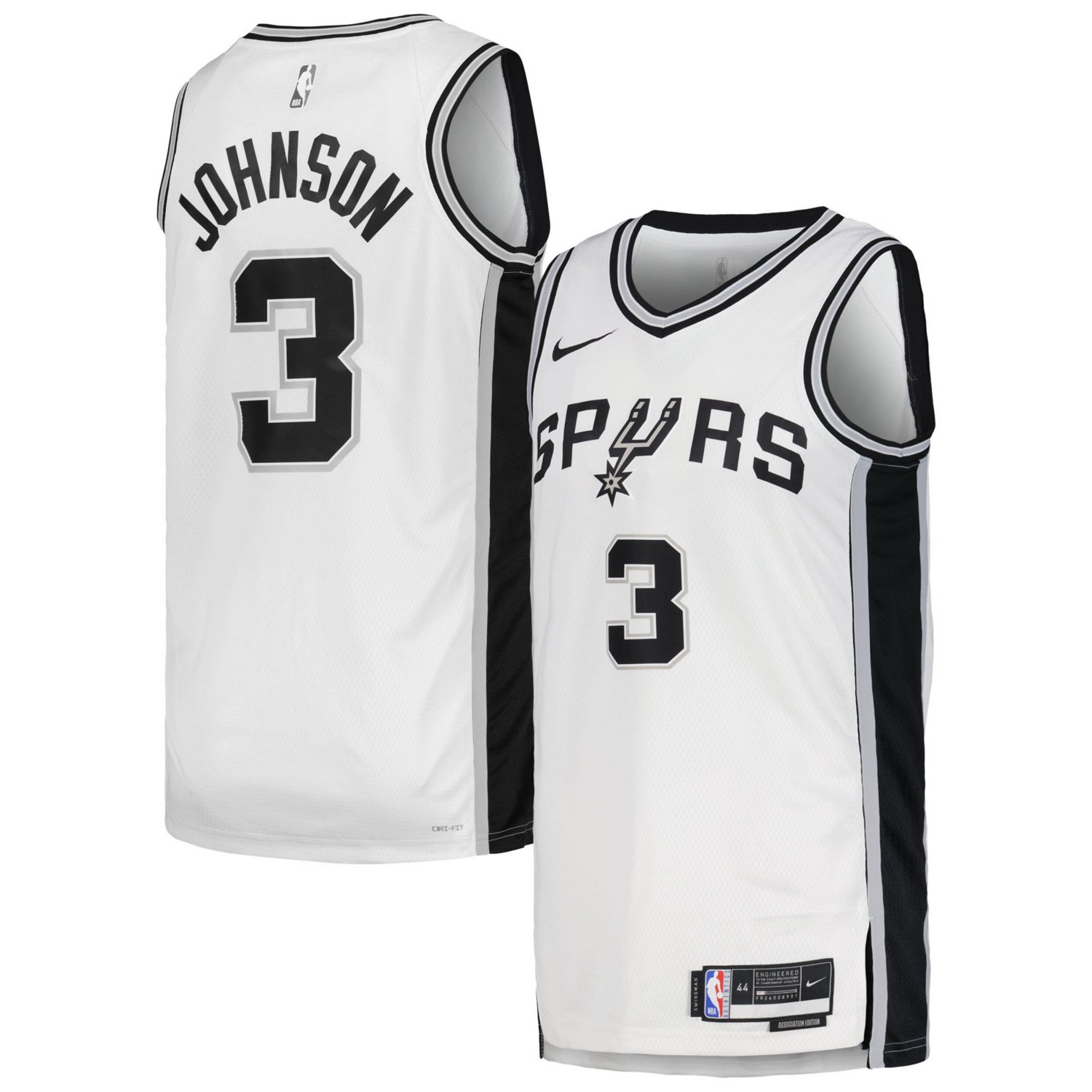 Unisex Nike Keldon Johnson San Antonio Spurs Swingman Jersey - Association Edition
