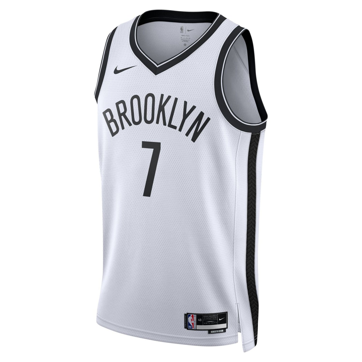 Unisex Nike Kevin Durant Brooklyn Nets Swingman Jersey - Association Edition - view number 2