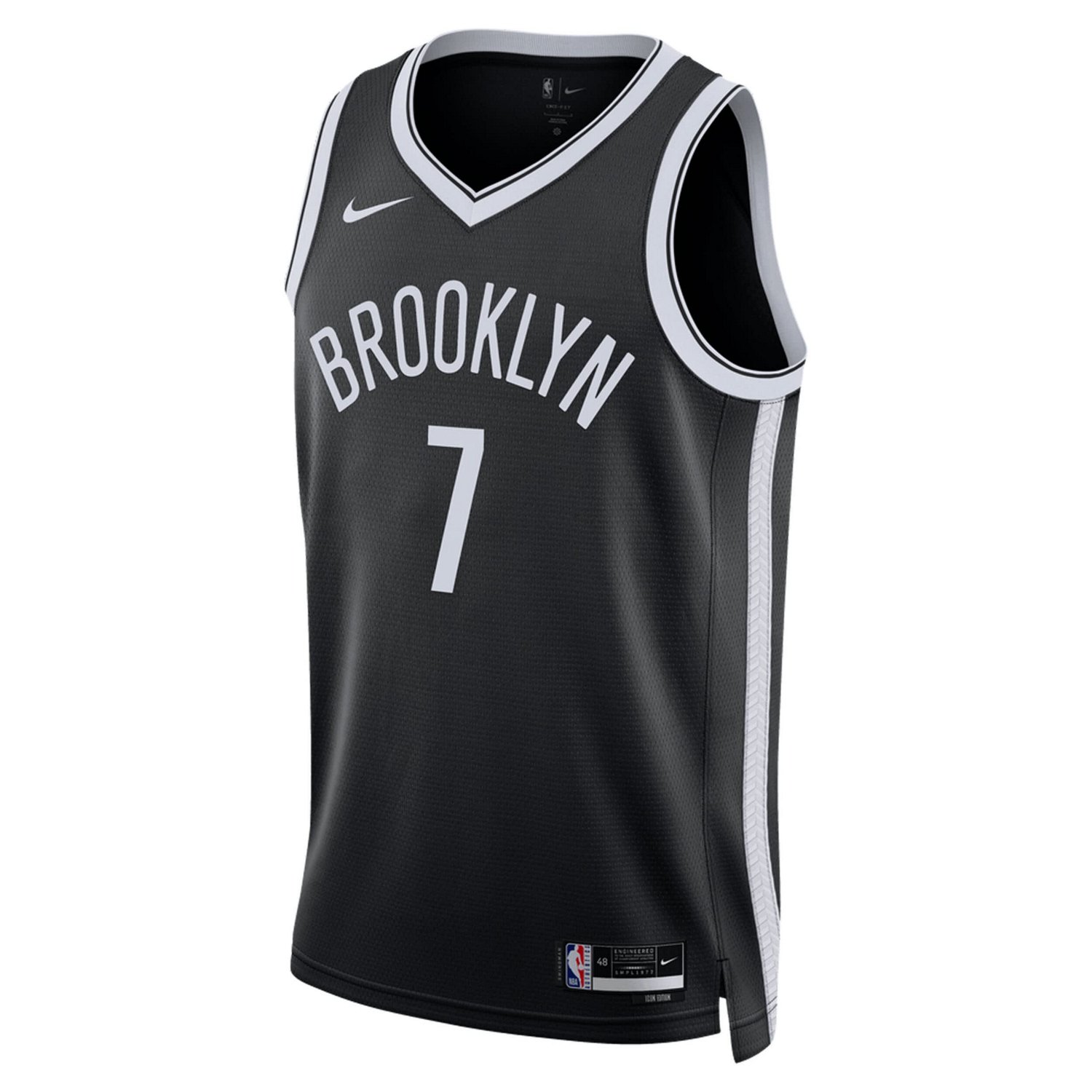 Unisex Nike Kevin Durant Brooklyn Nets Swingman Jersey - Icon Edition                                                            - view number 2