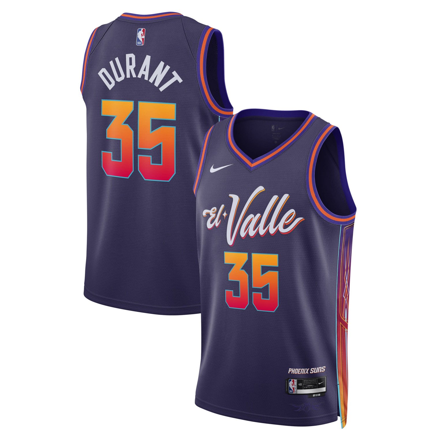 Unisex Nike Kevin Durant Phoenix Suns 2023/24 Swingman Jersey - City Edition