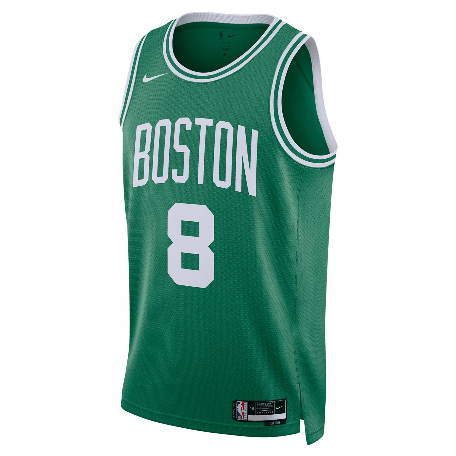 Unisex Nike Kristaps Porzingis Kelly Boston Celtics Swingman Jersey - Icon Edition                                               - view number 2