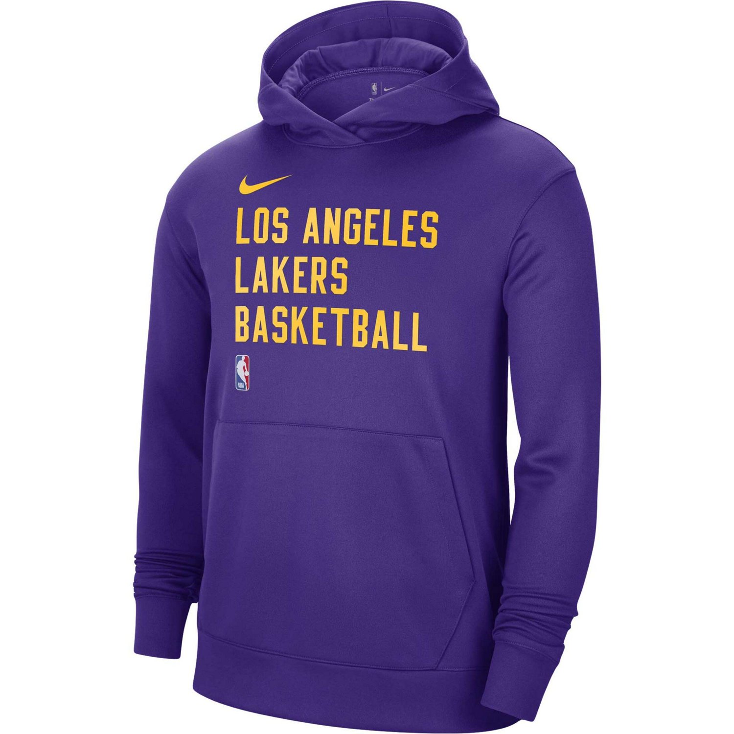 Unisex Nike Los Angeles Lakers 2023 24 Performance Spotlight On Court Practice Pullover Hoodie Academy