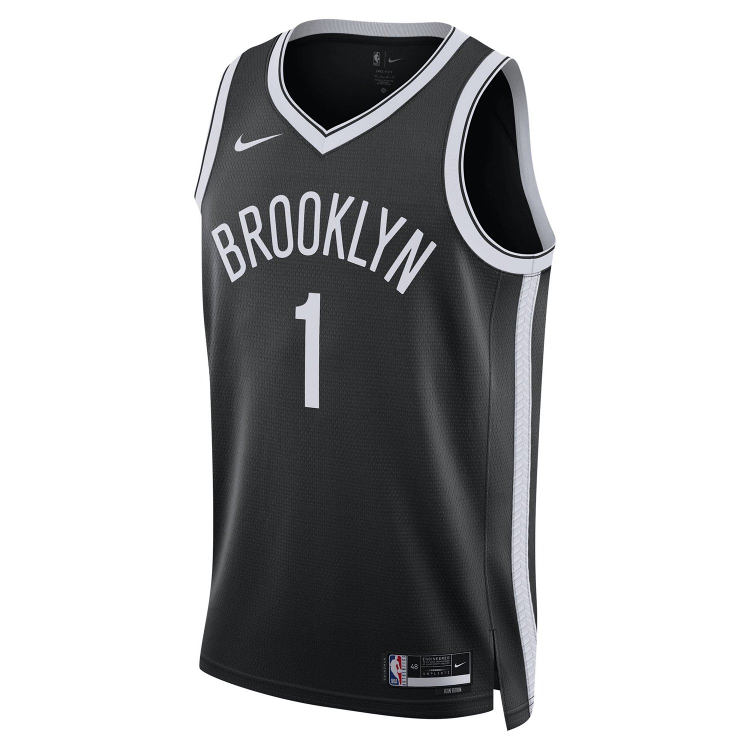 Unisex Nike Mikal Bridges Brooklyn Nets Swingman Jersey - Icon Edition - view number 2
