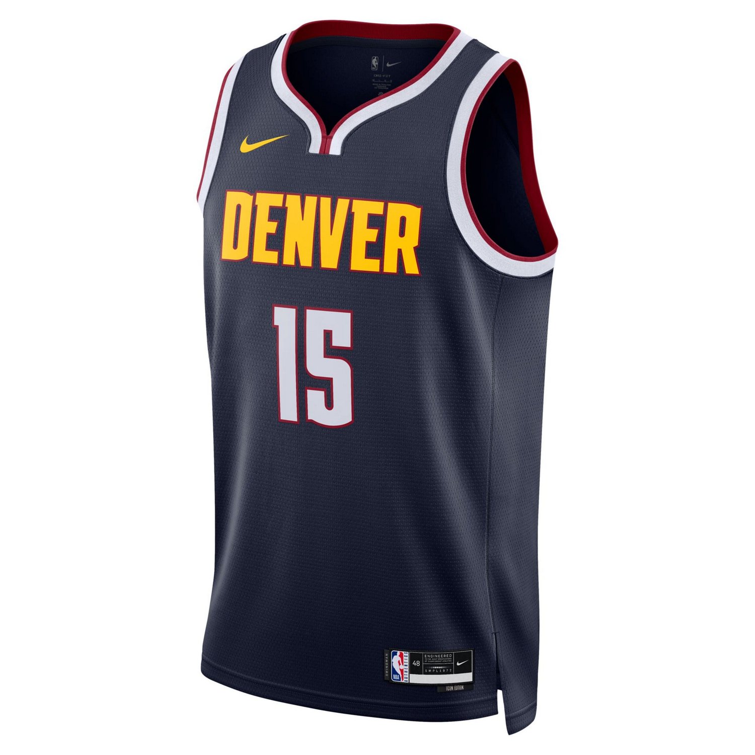 Unisex Nike Nikola Jokic Denver Nuggets Swingman Jersey - Icon Edition                                                           - view number 2