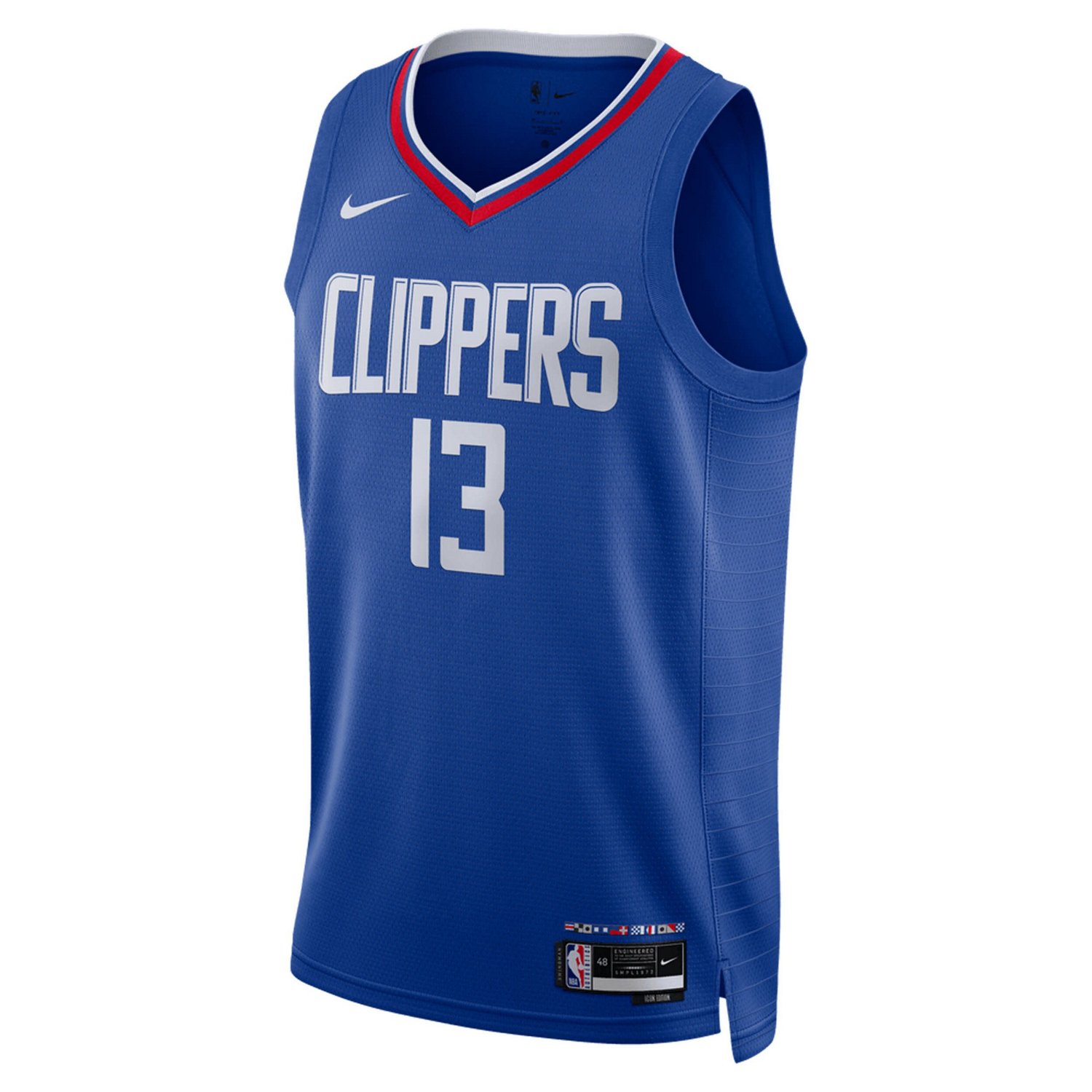 Unisex Nike Paul George LA Clippers Swingman Jersey - Icon Edition - view number 2