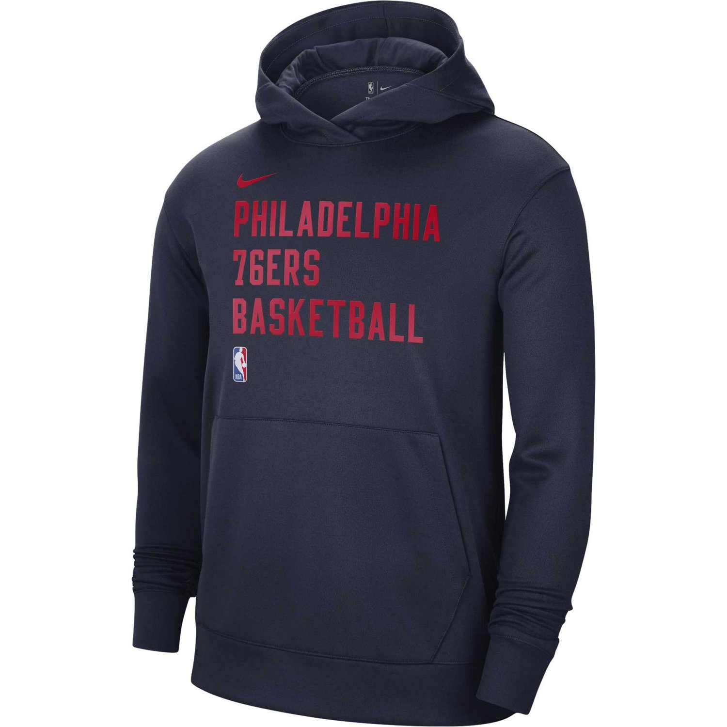 Unisex Nike Philadelphia 76ers 2023/24 Performance Spotlight On-Court Practice Pullover Hoodie                                   - view number 2