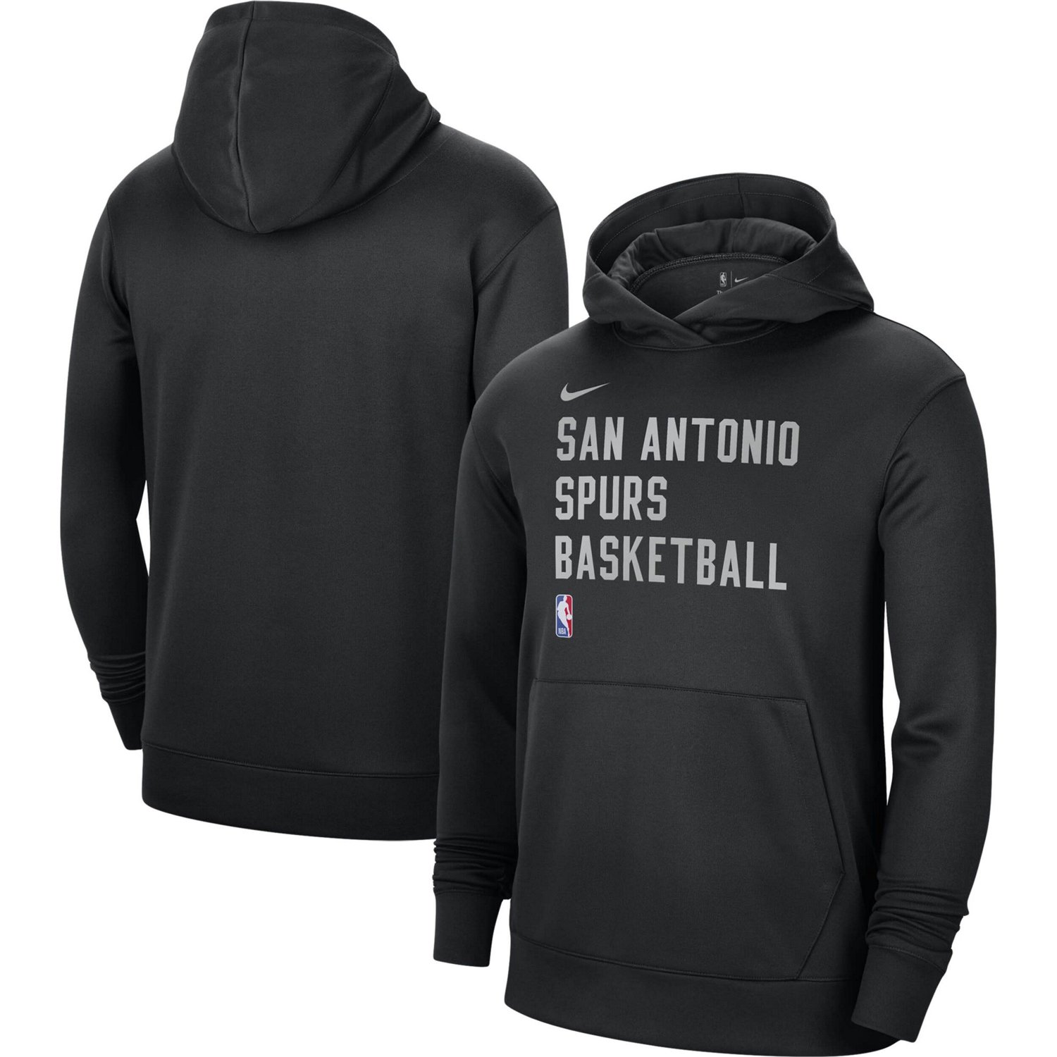 Unisex Nike San Antonio Spurs 2023/24 Performance Spotlight On-Court Practice Pullover Hoodie