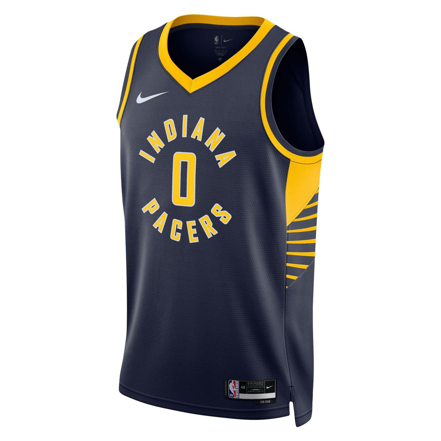 Unisex Nike Tyrese Haliburton Indiana Pacers Swingman Jersey - Icon Edition - view number 2
