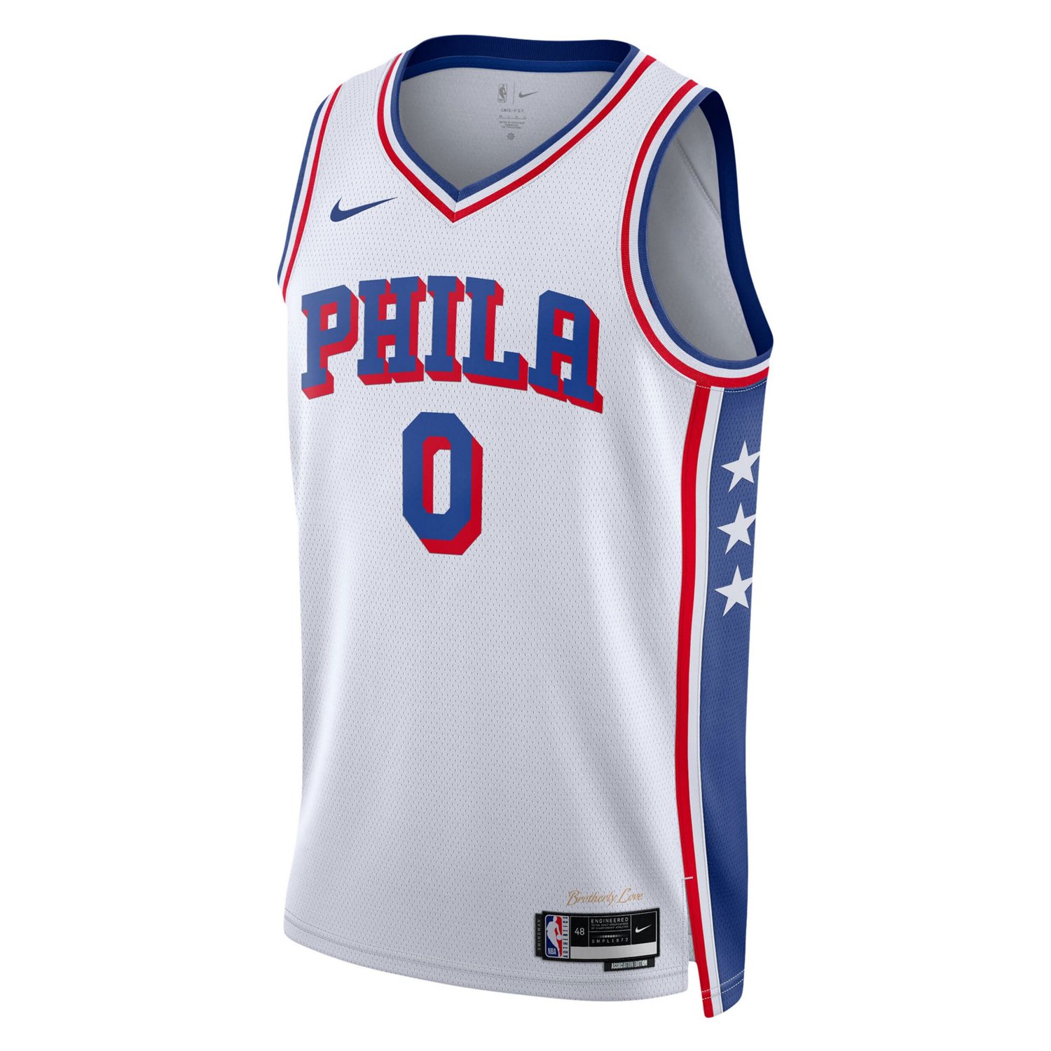 Unisex Nike Tyrese Maxey Philadelphia 76ers Swingman Jersey - Association Edition