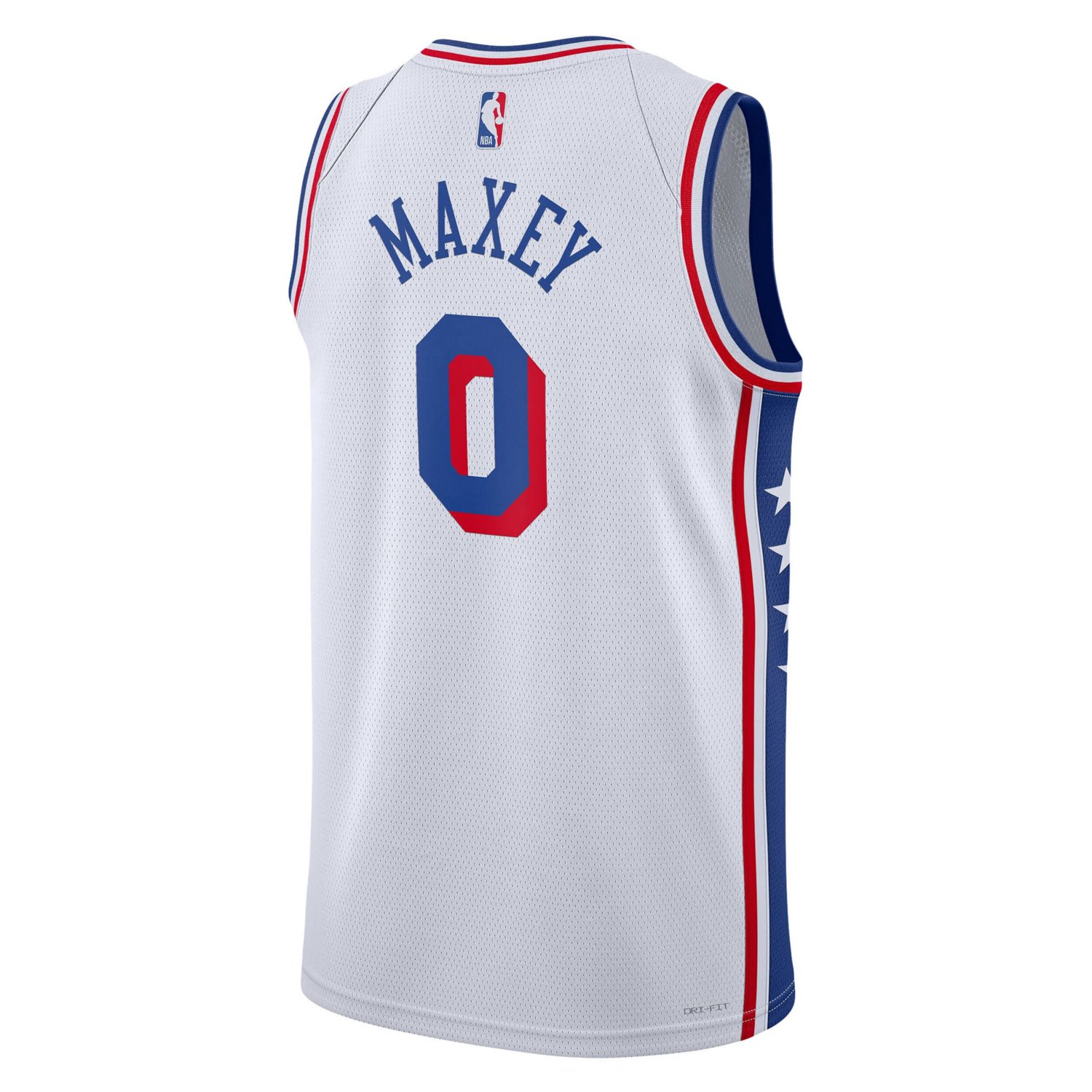 Unisex Nike Tyrese Maxey Philadelphia 76ers Swingman Jersey - Association Edition                                                - view number 3