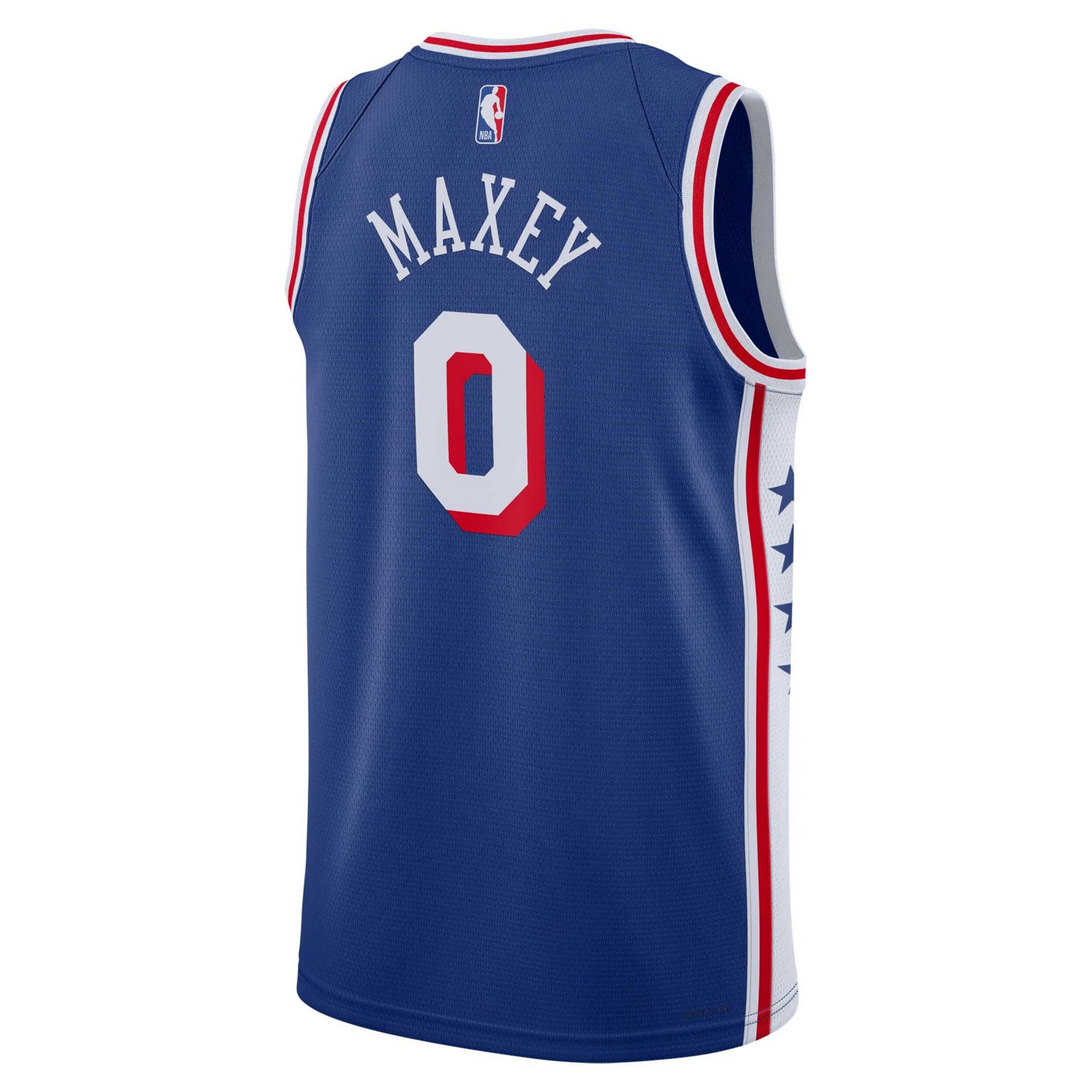 Unisex Nike Tyrese Maxey Philadelphia 76ers Swingman Jersey - Icon Edition                                                       - view number 3