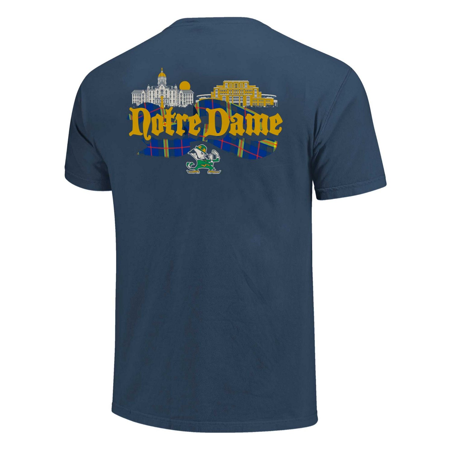 Unisex Notre Dame Fighting Irish Hyper Local Celtic Tartan Campus T-Shirt - view number 3