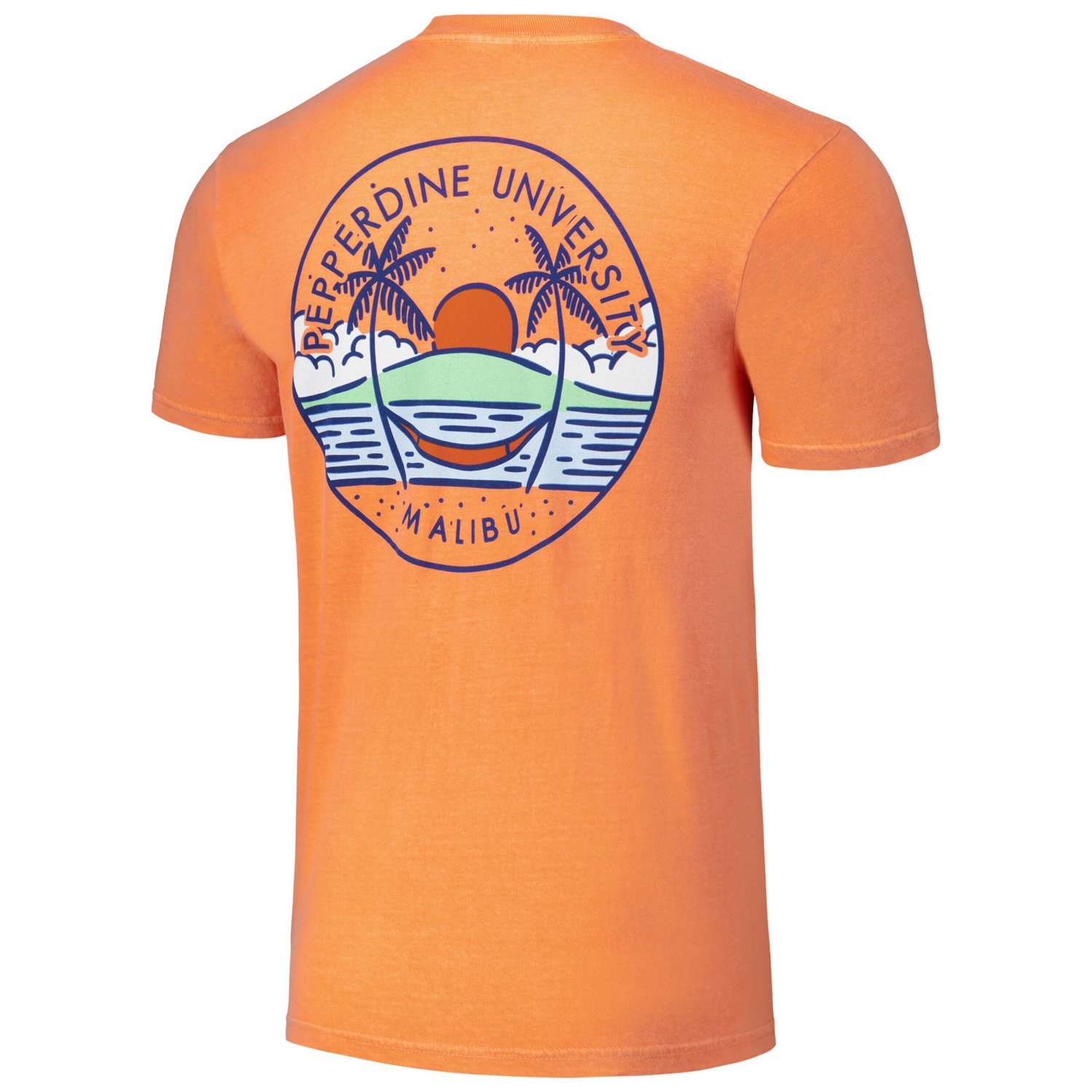 Unisex Pepperdine Waves Scenic Comfort Colors T-Shirt - view number 3
