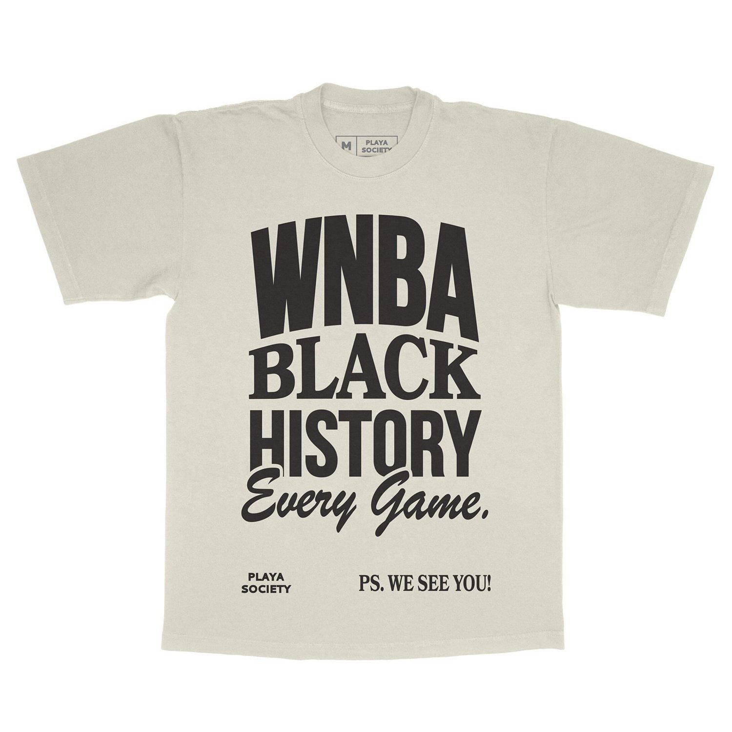 Unisex Playa Society WNBA Black History Month Every Game Premium T-Shirt - view number 2