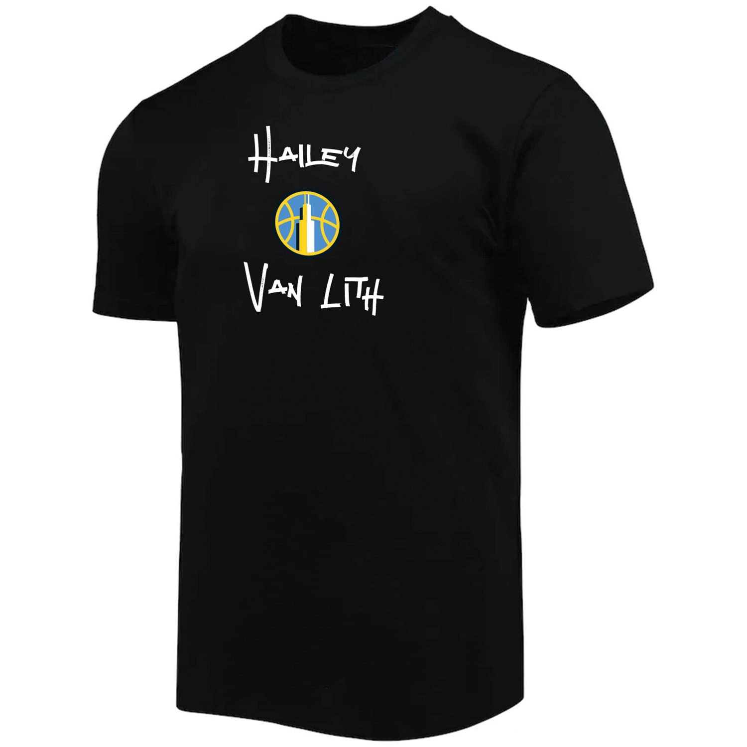 Unisex round21 Hailey Van Lith Chicago Sky Name  Number T-Shirt - view number 2