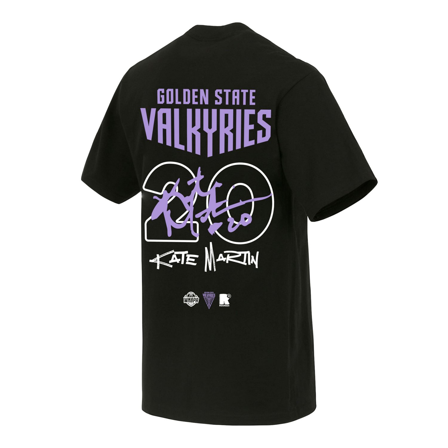 Unisex round21 Kate Martin Golden State Valkyries Launch Name  Number T-Shirt