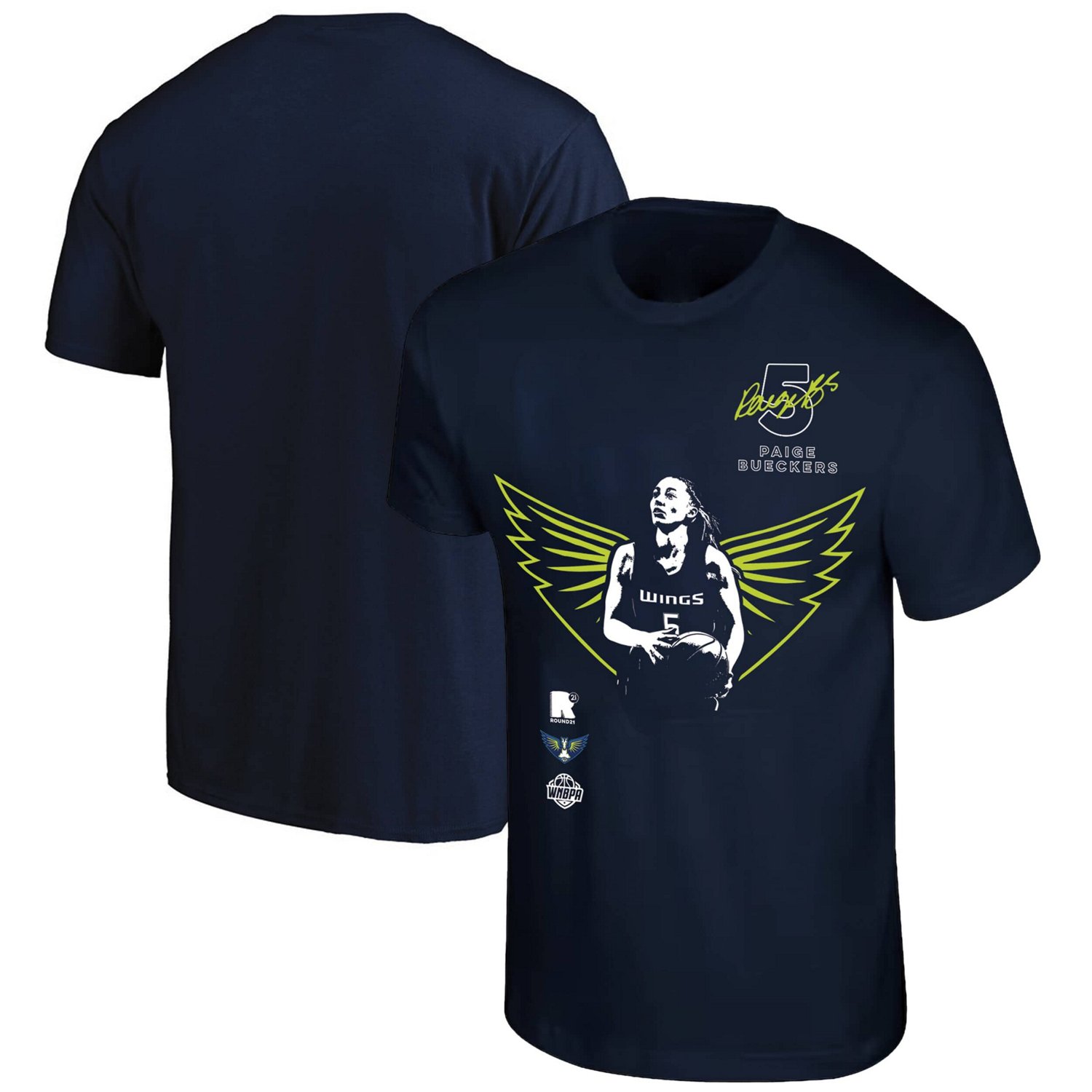 Unisex round21 Paige Bueckers Dallas Wings 2025 WNBA Draft Night T-Shirt