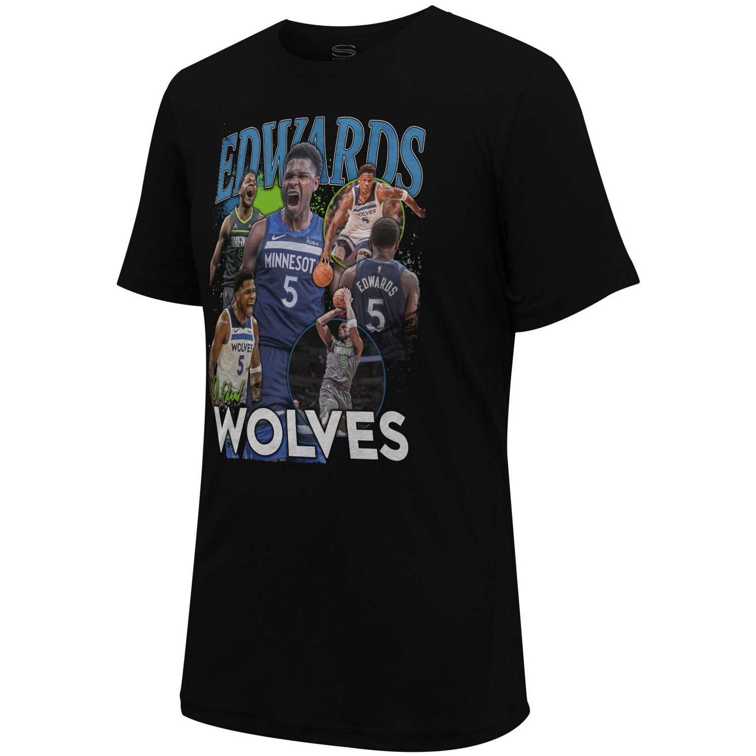 Unisex Stadium Essentials Anthony Edwards Minnesota Timberwolves Player Crossroads T-Shirt - view number 2