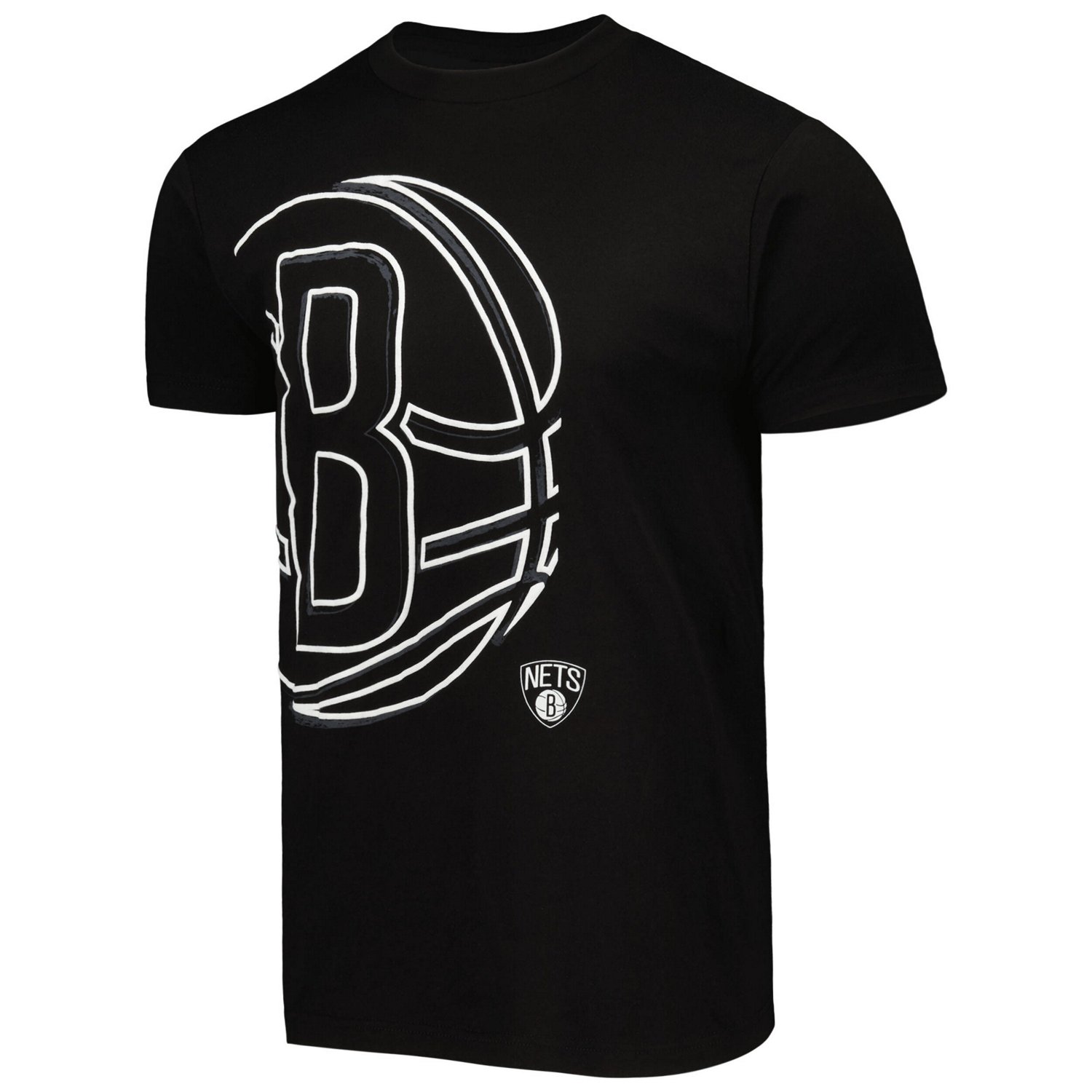 Unisex Stadium Essentials Brooklyn Nets Element Logo Pop T-Shirt                                                                 - view number 2