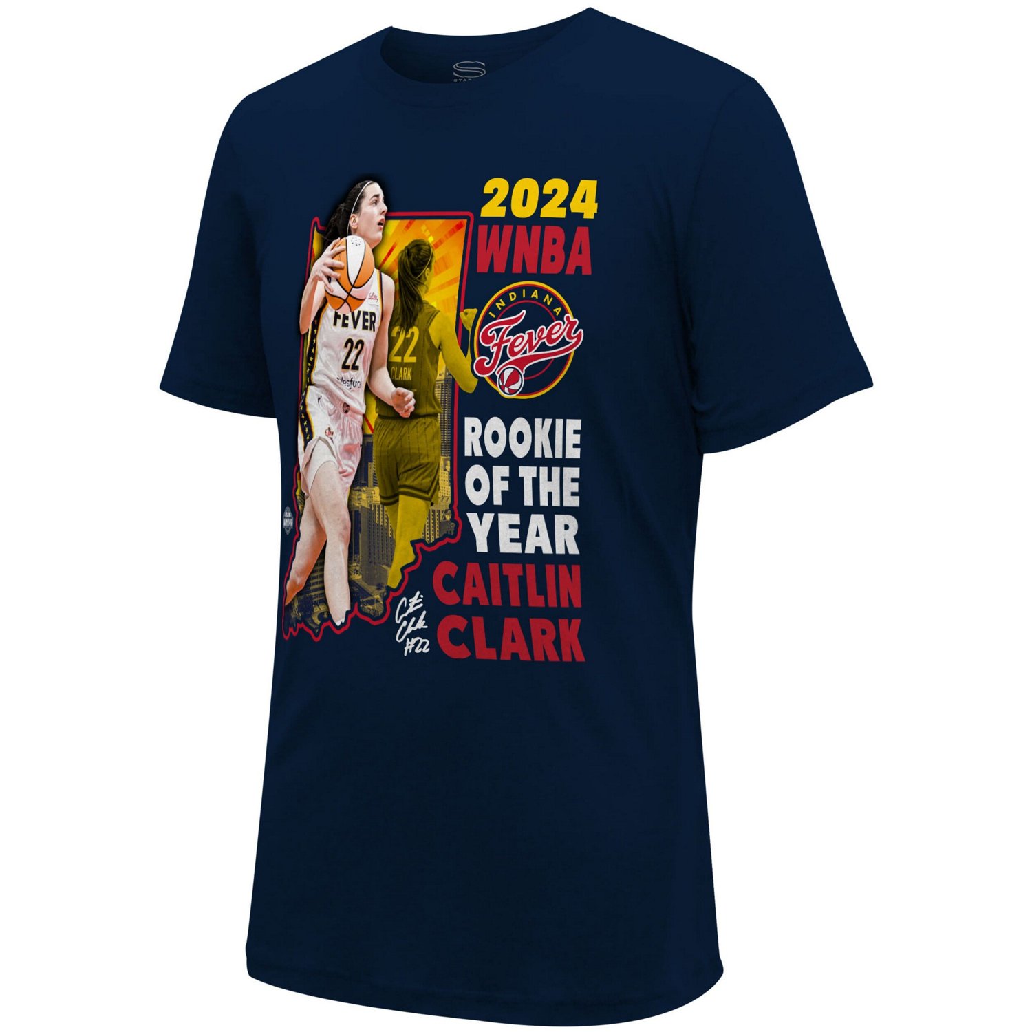 Unisex Stadium Essentials Caitlin Clark Indiana Fever 2024 WNBA Rookie of the Year T-Shirt - view number 2