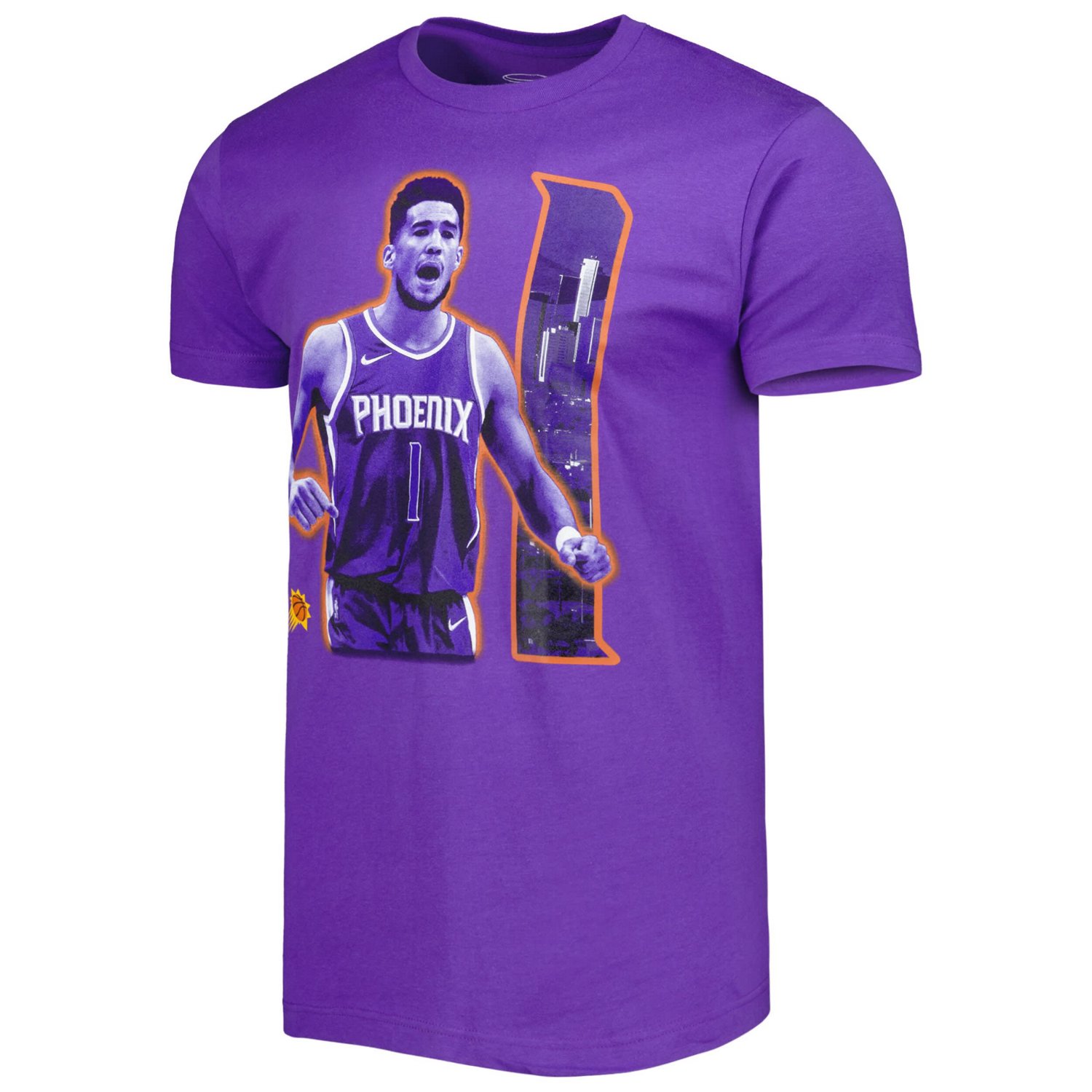 Unisex Stadium Essentials Devin Booker Phoenix Suns Player Skyline T-Shirt                                                       - view number 2