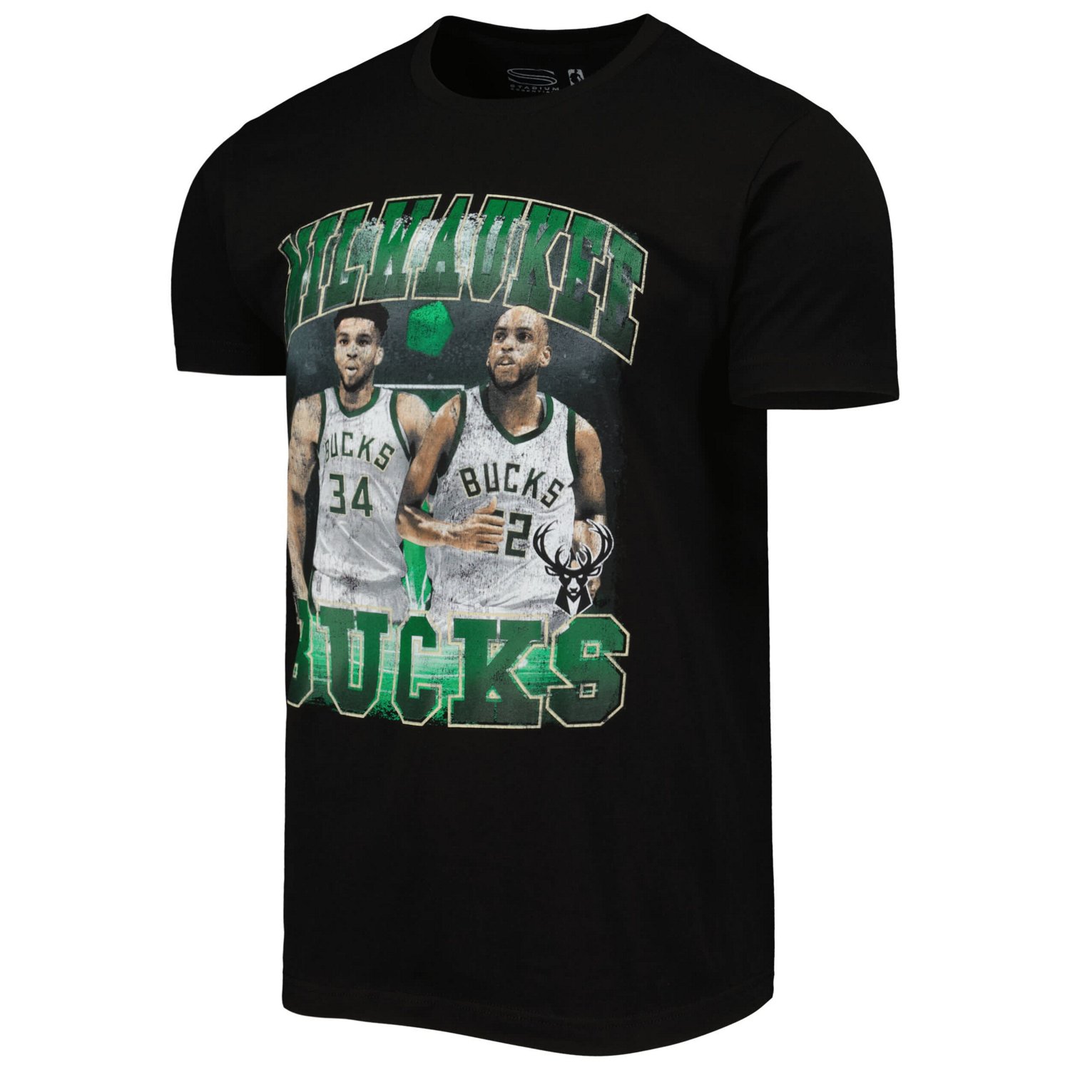 Unisex Stadium Essentials Giannis Antetokounmpo  Khris Middleton Milwaukee Bucks Player Duo T-Shirt                              - view number 2