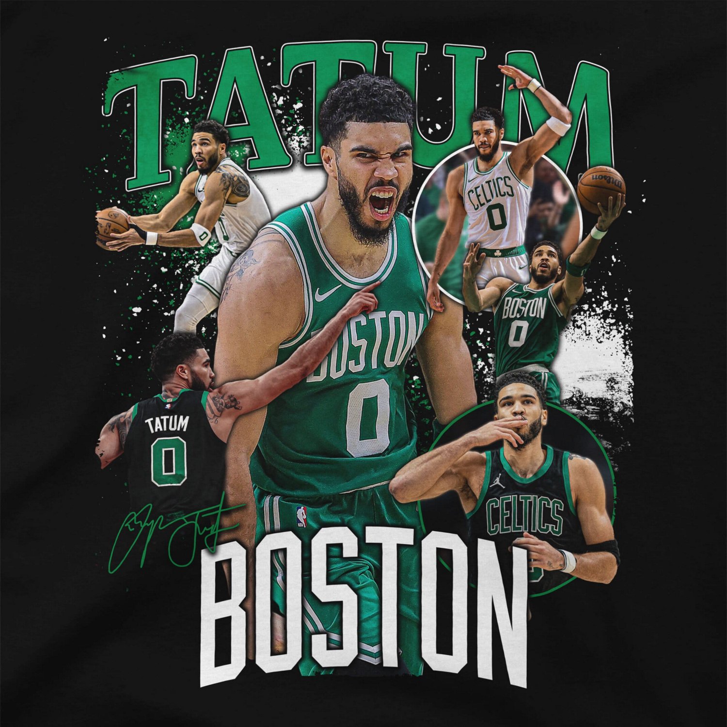 Unisex Stadium Essentials Jayson Tatum Boston Celtics Player Crossroads T-Shirt - view number 4