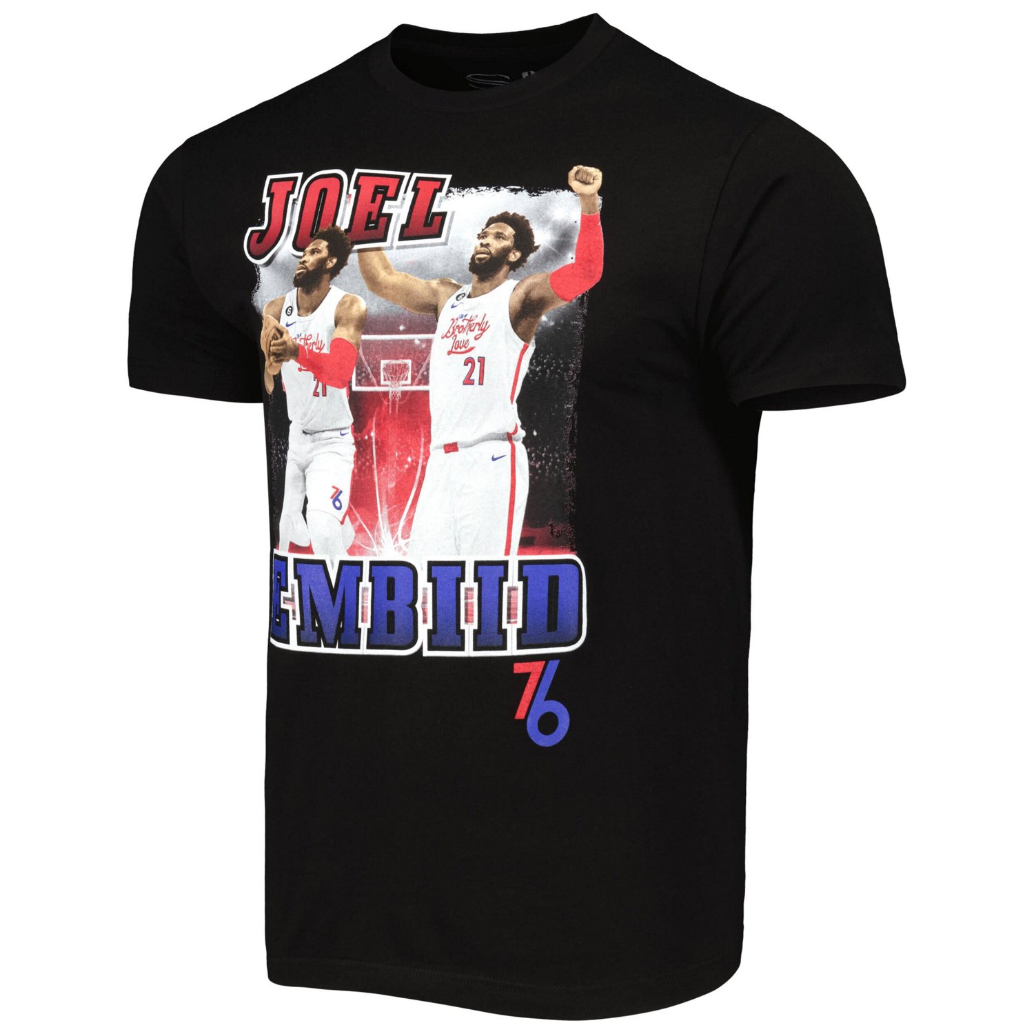 Unisex Stadium Essentials Joel Embiid Philadelphia 76ers City Edition Double Double Player T-Shirt                               - view number 2