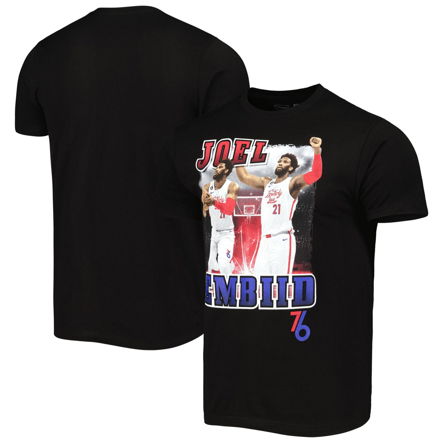 Unisex Stadium Essentials Joel Embiid Philadelphia 76ers City Edition Double Double Player T-Shirt