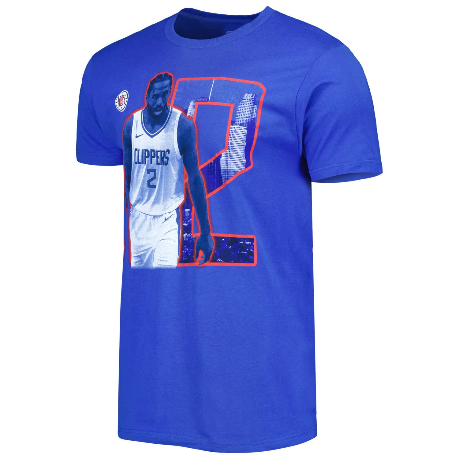 Unisex Stadium Essentials Kawhi Leonard LA Clippers Player Skyline T-Shirt                                                       - view number 2