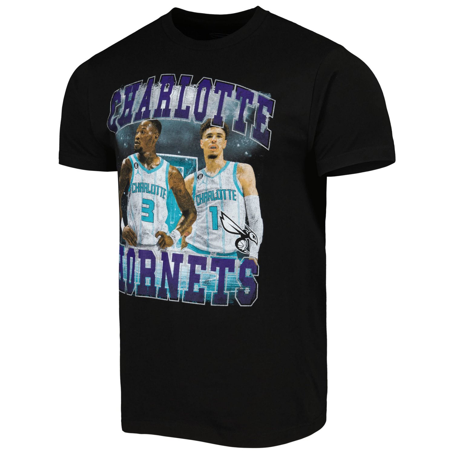 Unisex Stadium Essentials LaMelo Ball  Terry Rozier Charlotte Hornets Player Duo T-Shirt - view number 2