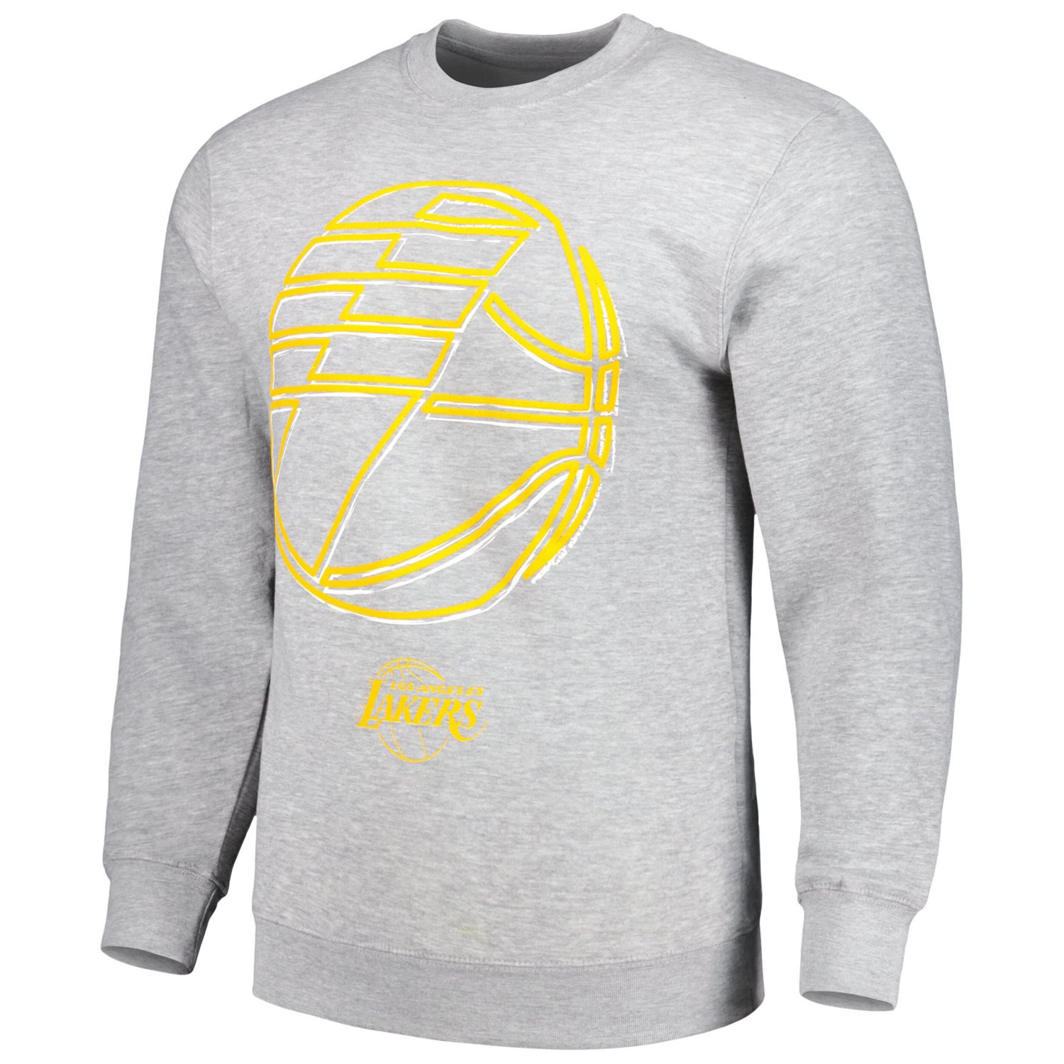 Unisex Stadium Essentials Los Angeles Lakers Element Logo Pop Pullover Sweatshirt                                                - view number 2