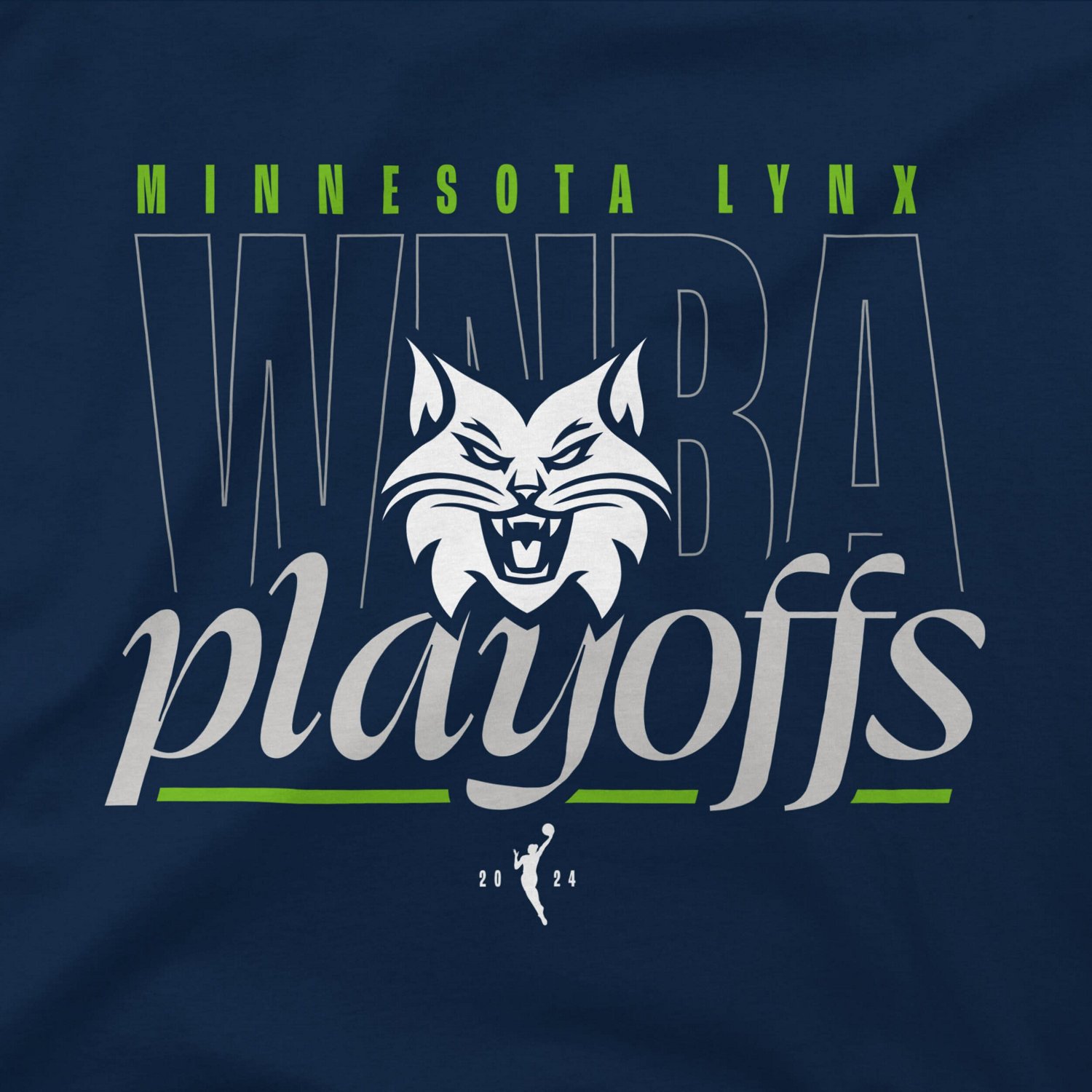 Unisex Stadium Essentials Minnesota Lynx 2024 WNBA Playoffs Roar T-Shirt                                                         - view number 4