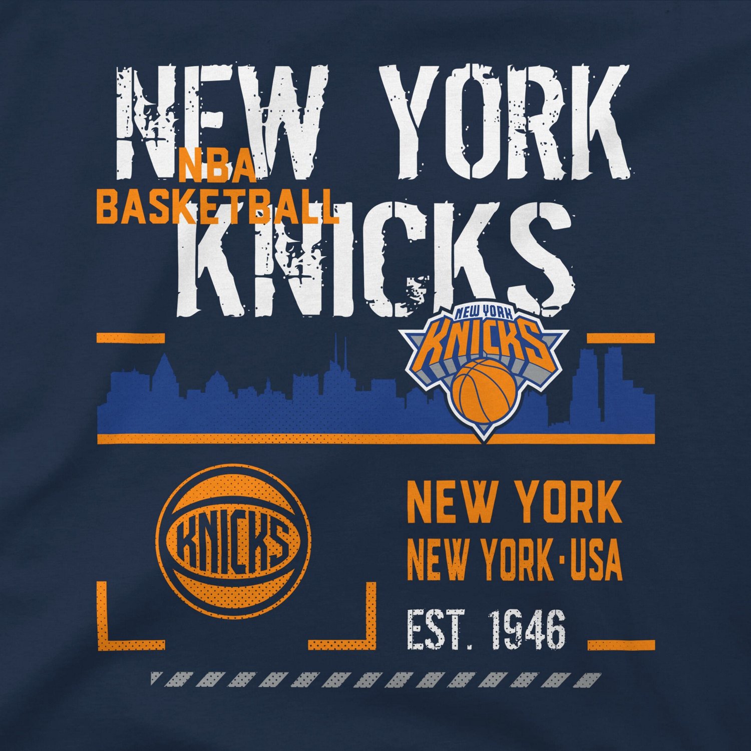 Unisex Stadium Essentials New York Knicks Hideout Boxy T-Shirt