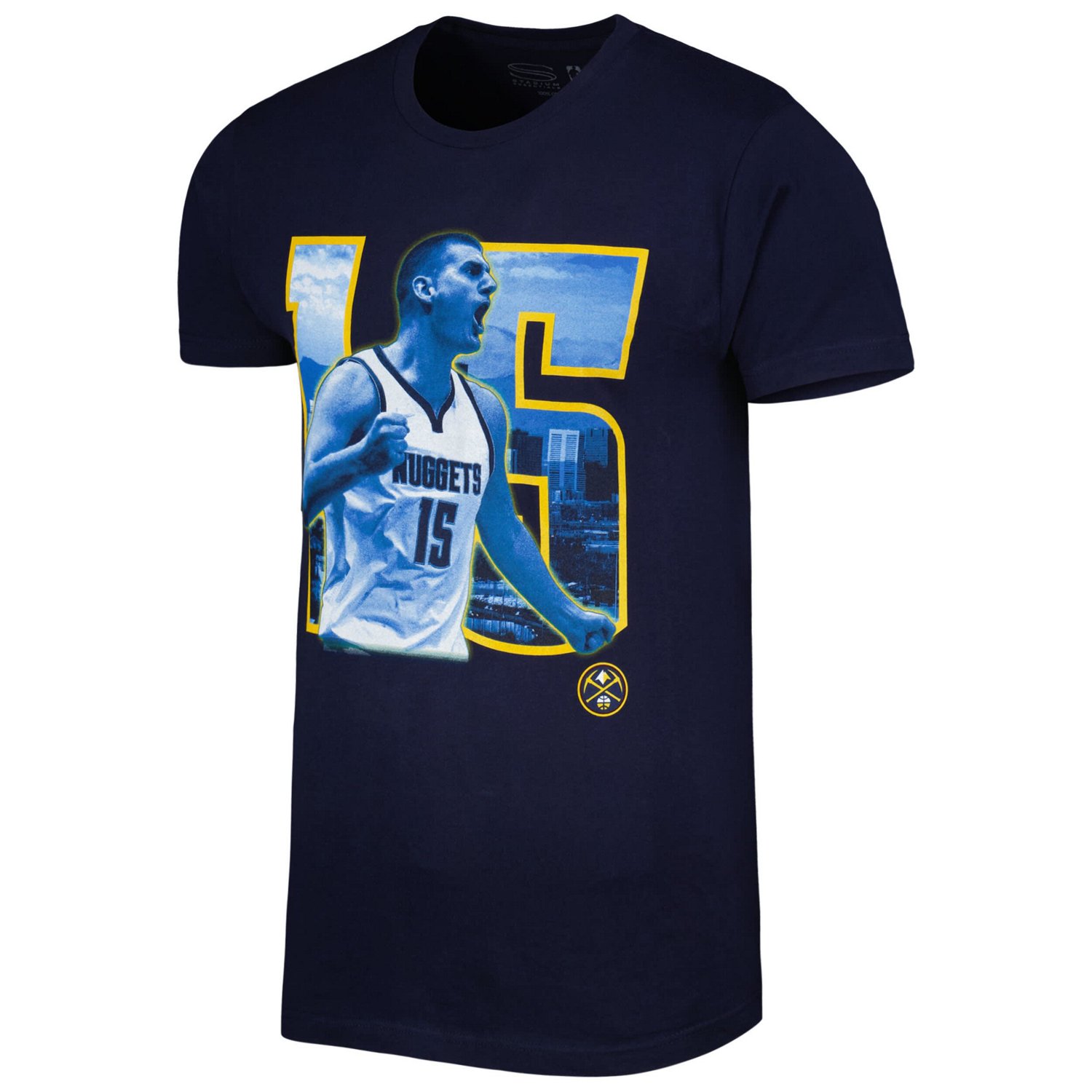 Unisex Stadium Essentials Nikola Jokic Denver Nuggets Player Skyline T-Shirt - view number 2