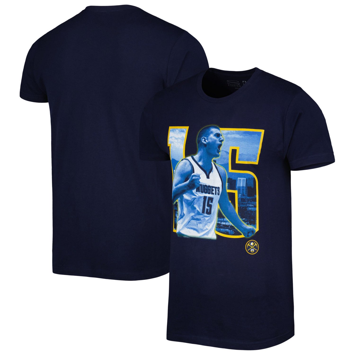 Unisex Stadium Essentials Nikola Jokic Denver Nuggets Player Skyline T-Shirt