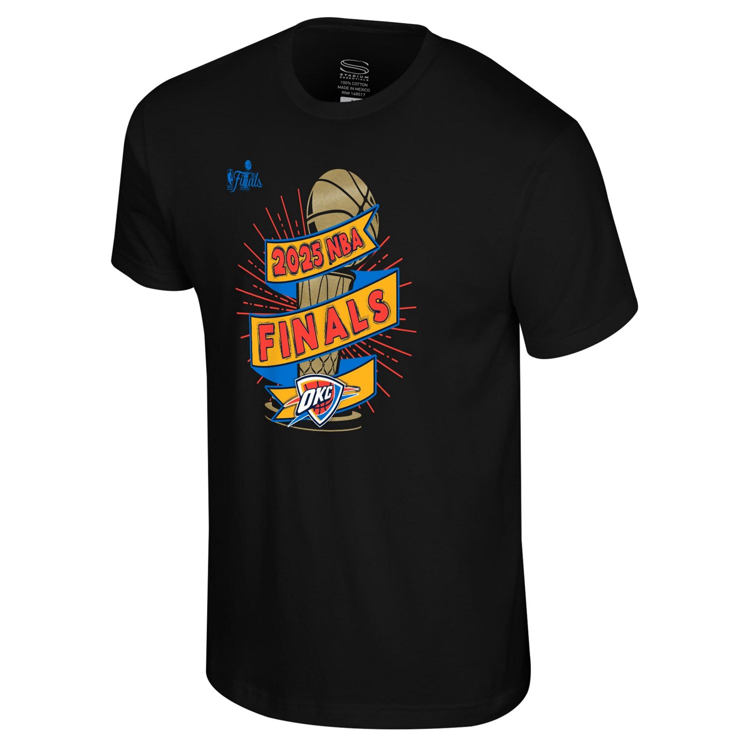 Unisex Stadium Essentials Oklahoma City Thunder 2025 NBA Finals Clutch T-Shirt - view number 2
